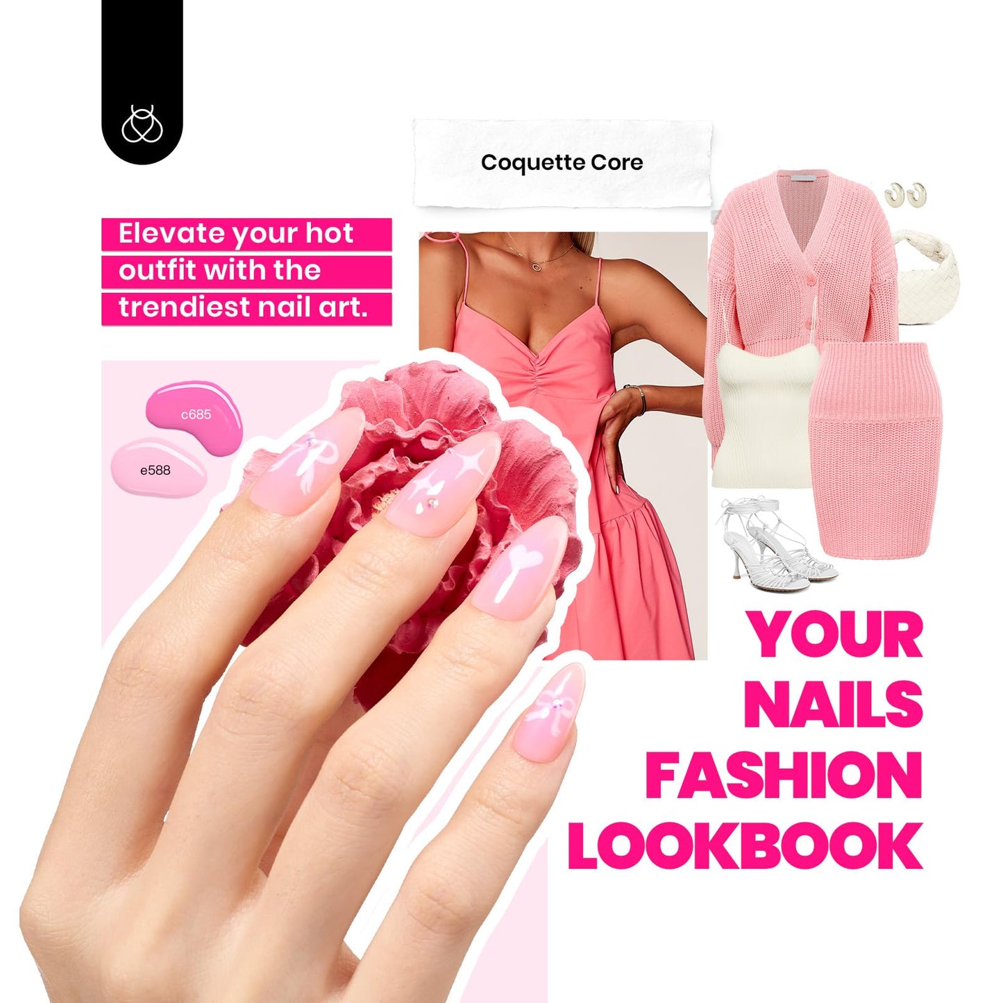 Beetles Gel Nail Polish 25 Colors Gel Polish Set Nude Pink Red Blue Gel Polish Chic Outfits Collection with 3Pcs Base Top Coat Gel Manicure Kit Salon DIY Home Valentine's Day Gift for Women