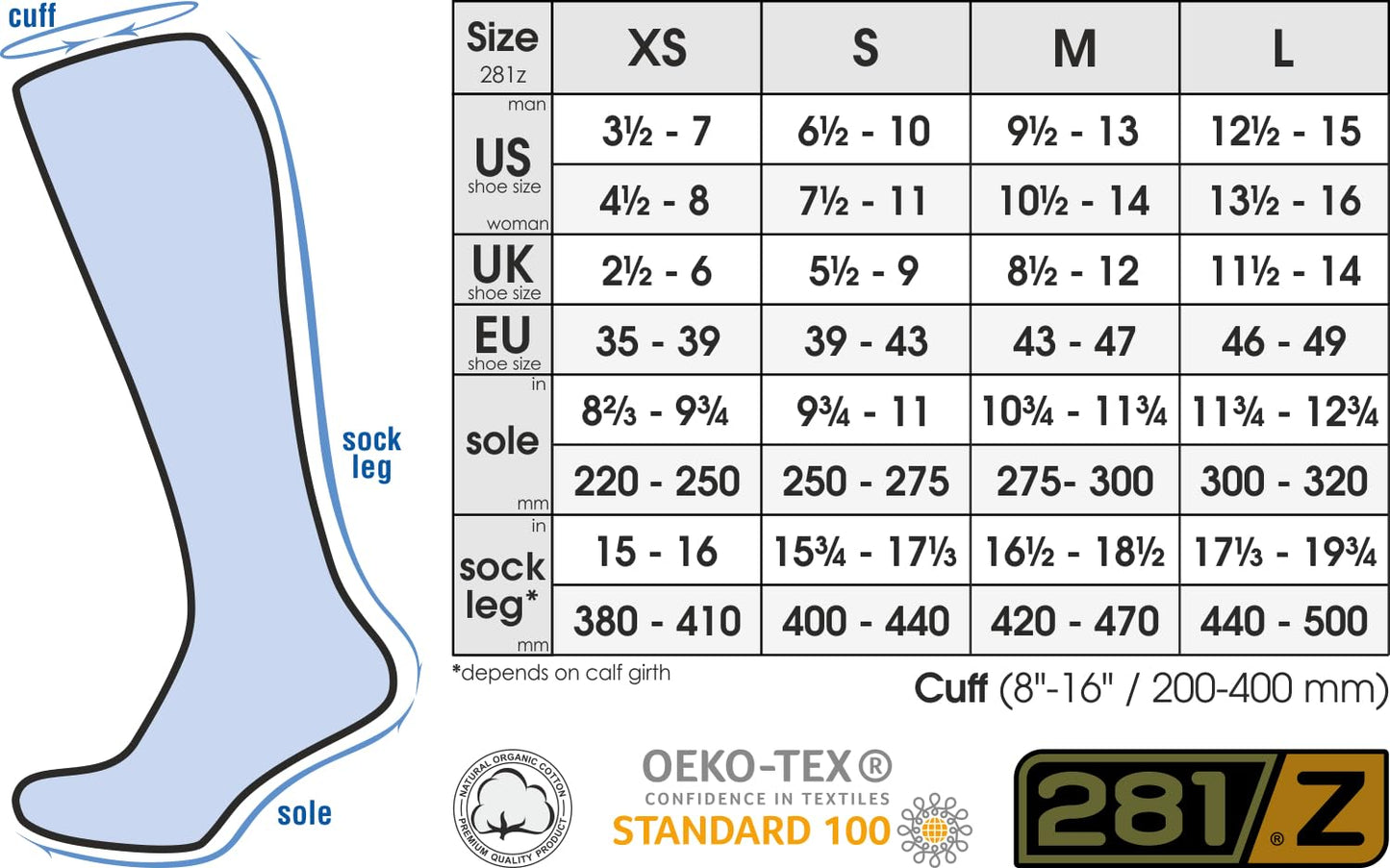 281Z Military Demi Season Breathable Knee High Cushioned Uniform Boot Socks - Tactical Trekking Hiking - Outdoor Fishing Hunting (Coyote Brown)(Large 4 Pairs Pack)