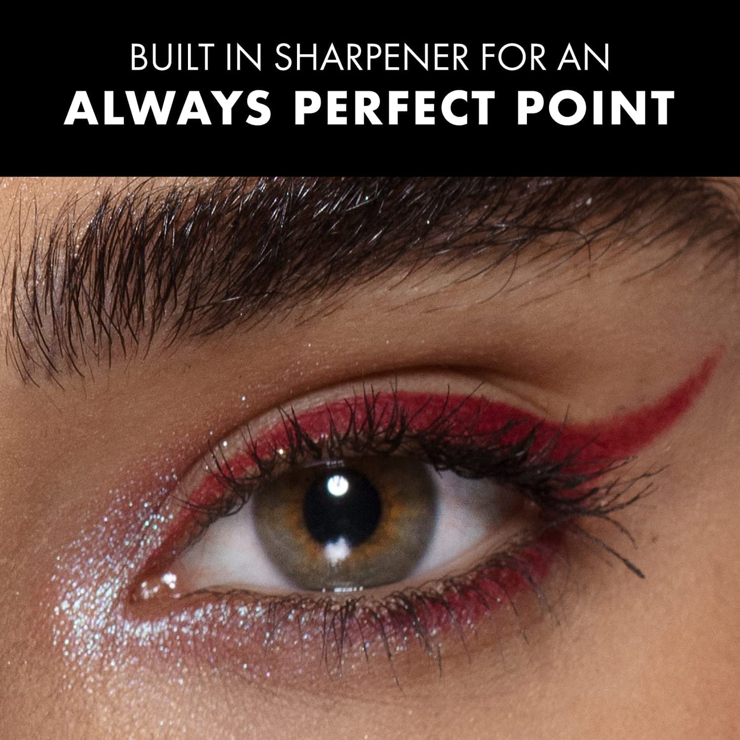 Milani Stay Put Eyeliner - After Dark (0.01 Ounce) Cruelty-Free Self-Sharpening Eye Pencil with Built-In Smudger - Line & Define Eyes with High Pigment Shades for Long-Lasting Wear