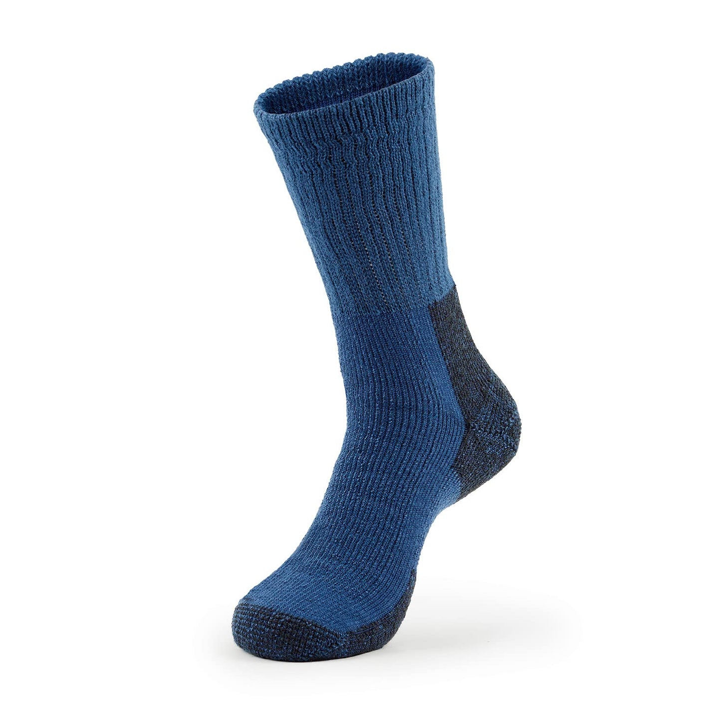 thorlos unisex adult Kx Max Cushion Crew Hiking Socks, Dark Blue (3 Pairs), Large US