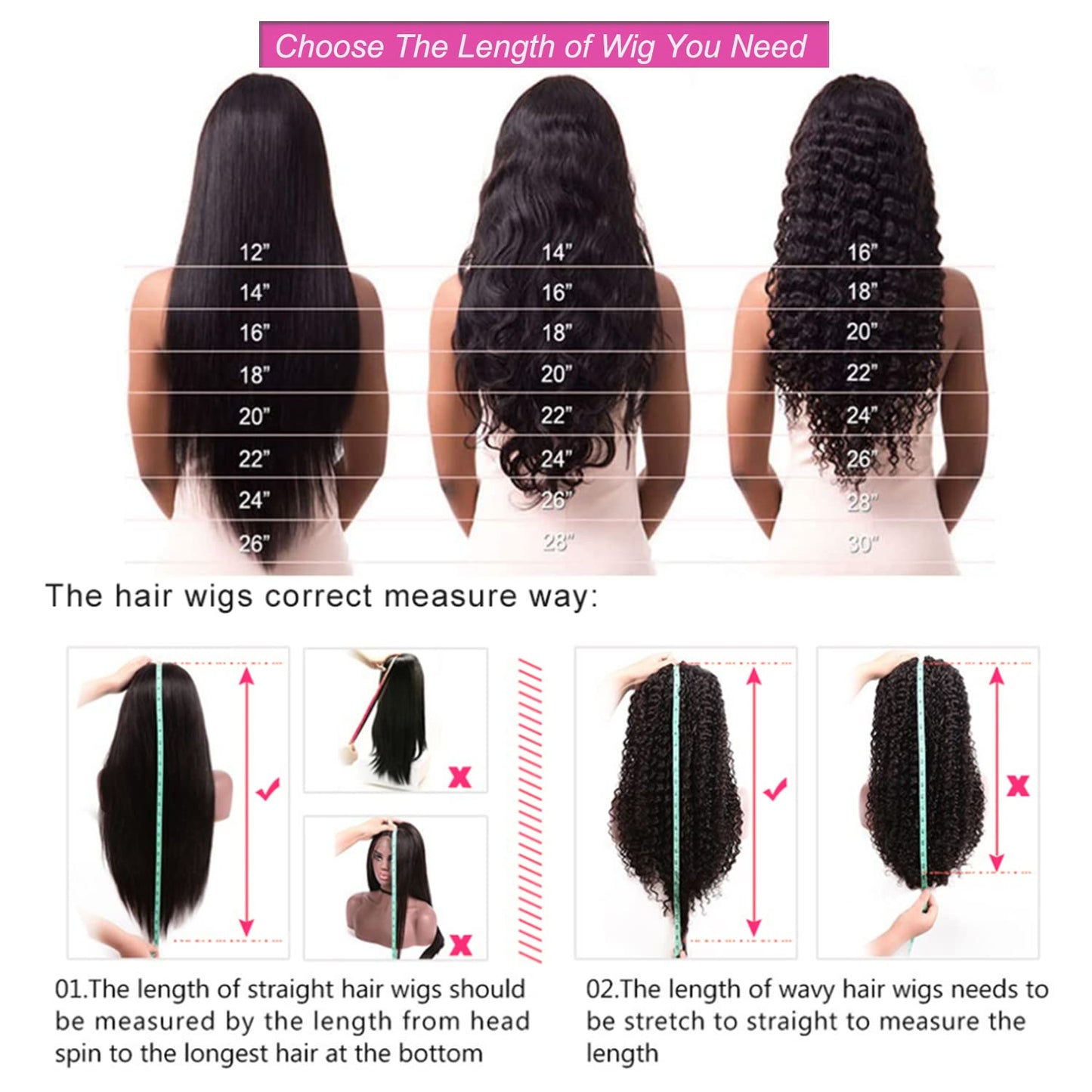 4GIRL4EVER Deep Wave HD Transparent Lace Front Wigs Human Hair Pre Plucked 180% Density 4X4 Glueless Lace Closure Human Hair Wigs for Black Women with Baby Hair Natural Color (24 Inch)