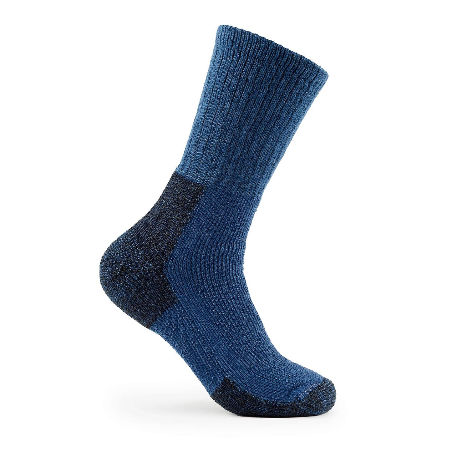 thorlos unisex adult Kx Max Cushion Crew Hiking Socks, Dark Blue (3 Pairs), Large US