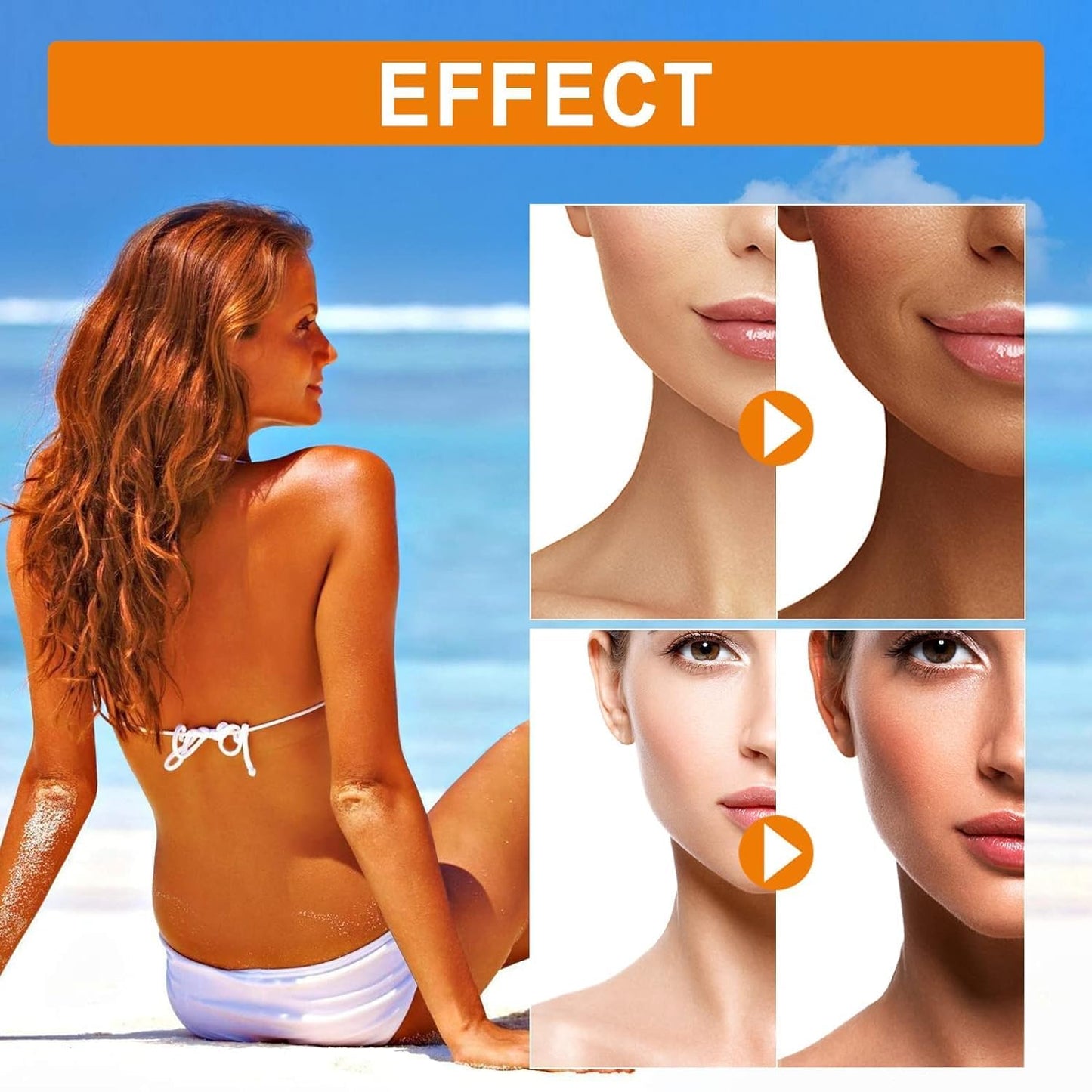 2024 Tanning Gel, Brown Tanning Gel, Tanning Accelerator Cream, Soft Brown Intensive Tanning Luxe Gel,carroten tanning gel, Tanning Luxe Gel, Tanning Cream for Sunbeds & Outdoor Sun (1PCS)