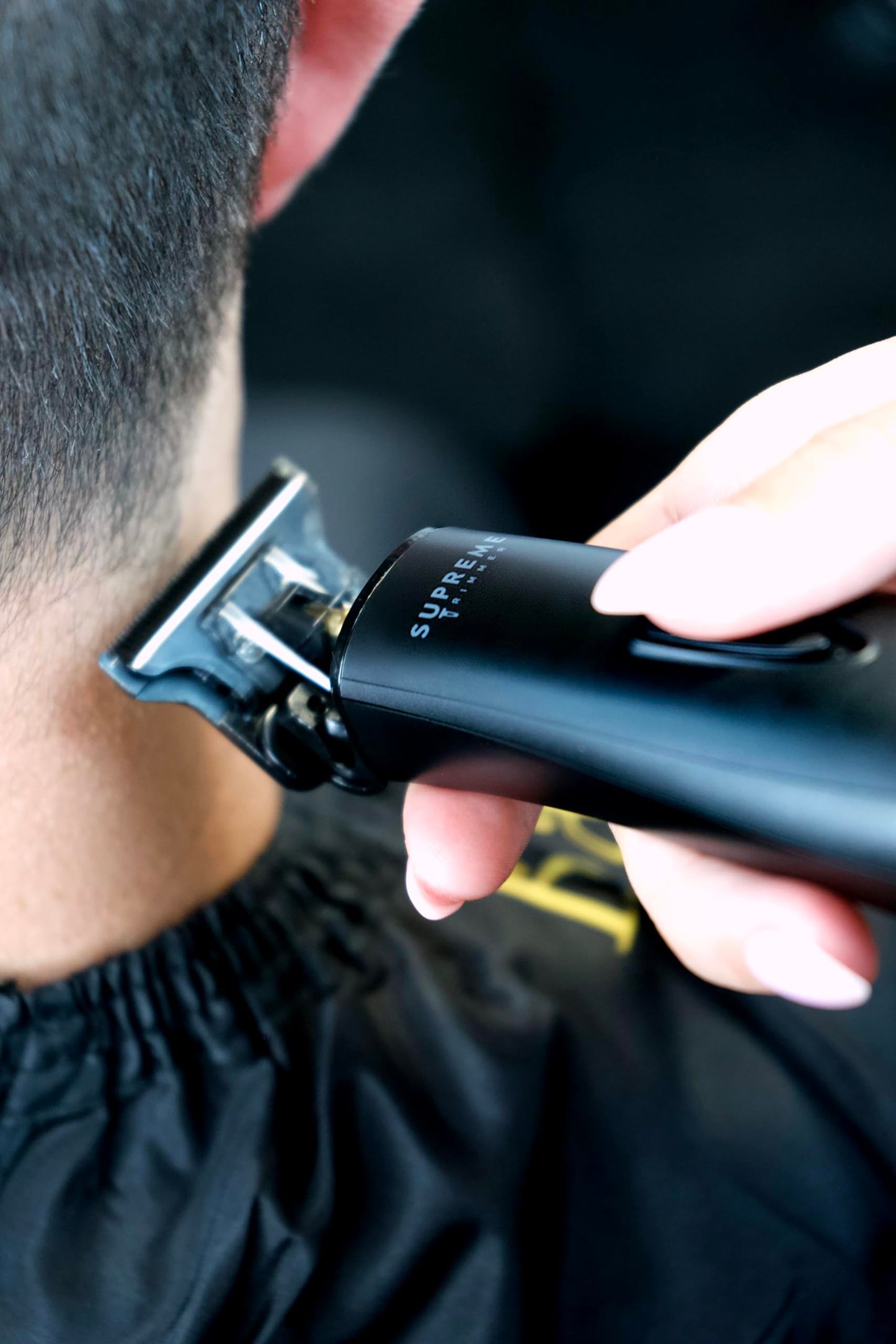 Supreme Trimmer 3-in-1 Barber Bundle | Pro Clipper, T-Shaper Trimmer & Crunch Foil Shaver | Professional Beard Trimmer Men’s Hair Clipper Kit | Black