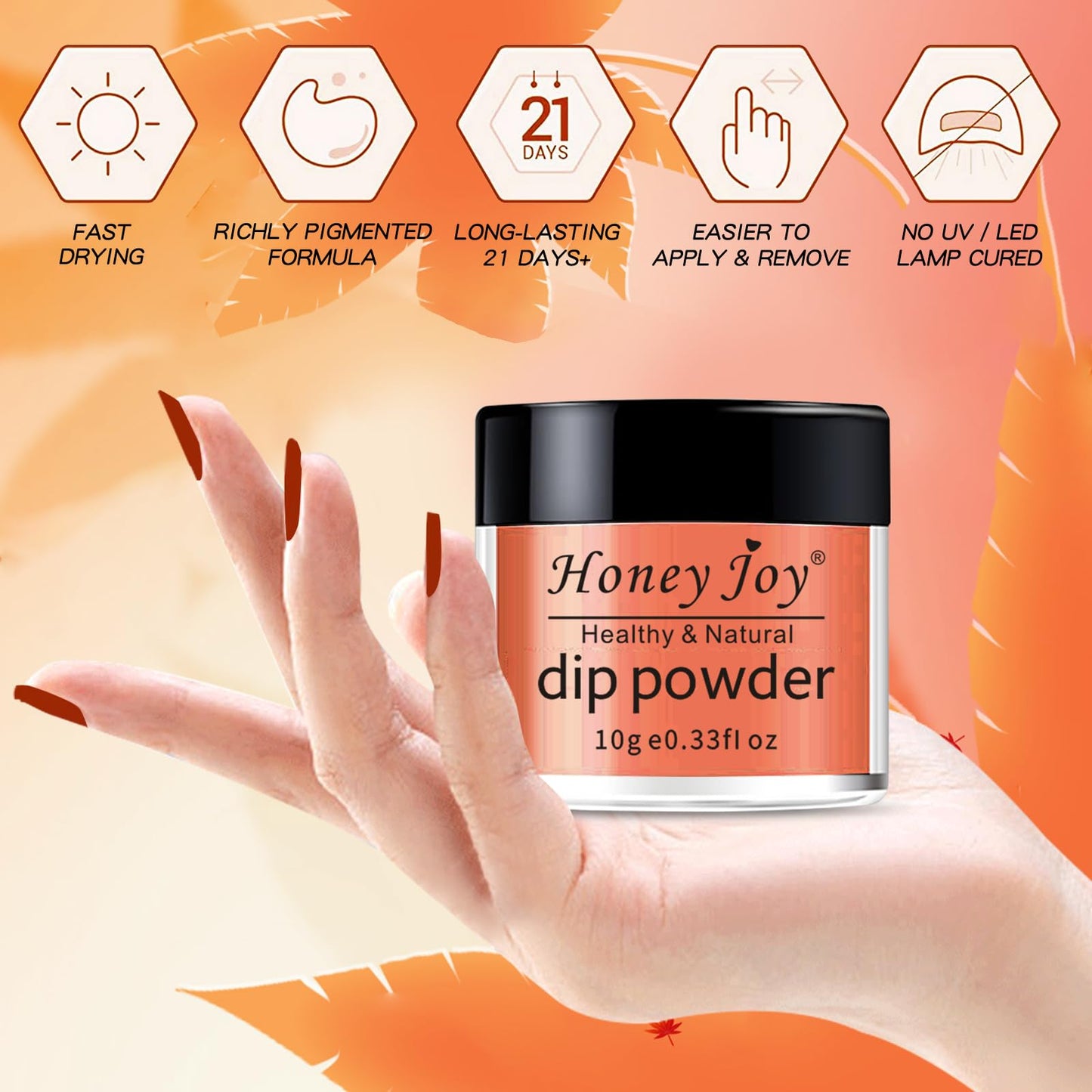 6 Box/Set Fine Dipping Powder Dark Brown Coffee Grey Colors No Need Lamp Cure Dip Powder Nails,Like Gel Polish Effect, Even & Smooth Finishing (6-140-90-143-144-145-10g/box)