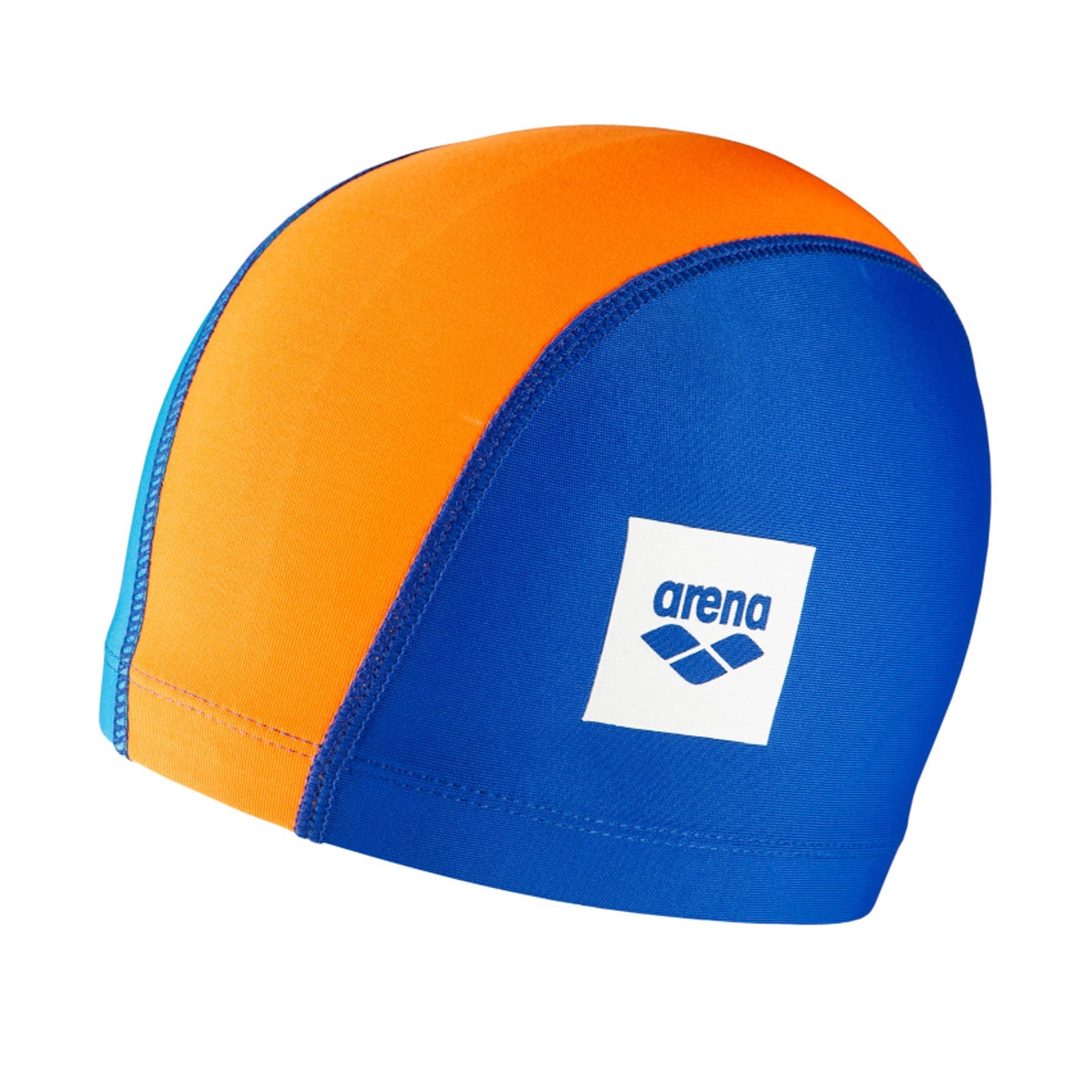 Arena unisex adult Arena Unix II Kids Swimming Swim Cap, BLUE-ORANGE-LIGHTBLUE, FR Taille Unique Taille Fabricant TU US
