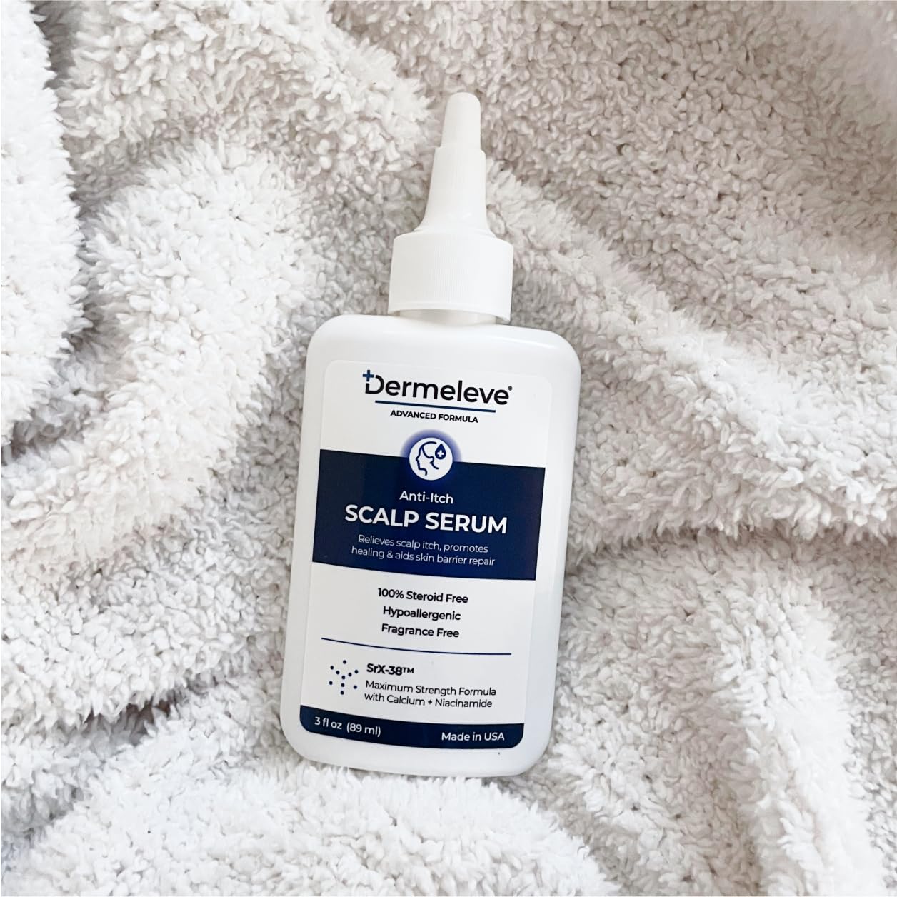 Dermeleve Scalp Serum for Neuropathic Itch, Sebborheic Dermatitis & Scalp Psoriasis | Dry Itchy Scalp Treatment | Quick Absorbing, Moisturizing & Non-Greasy (2 Pack)