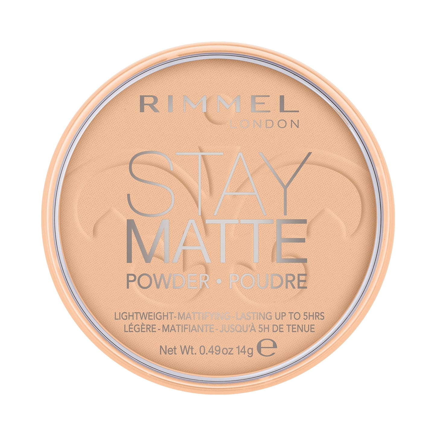 Rimmel London Stay Matte Pressed Powder, Warm Beige, 0.49 Ounce