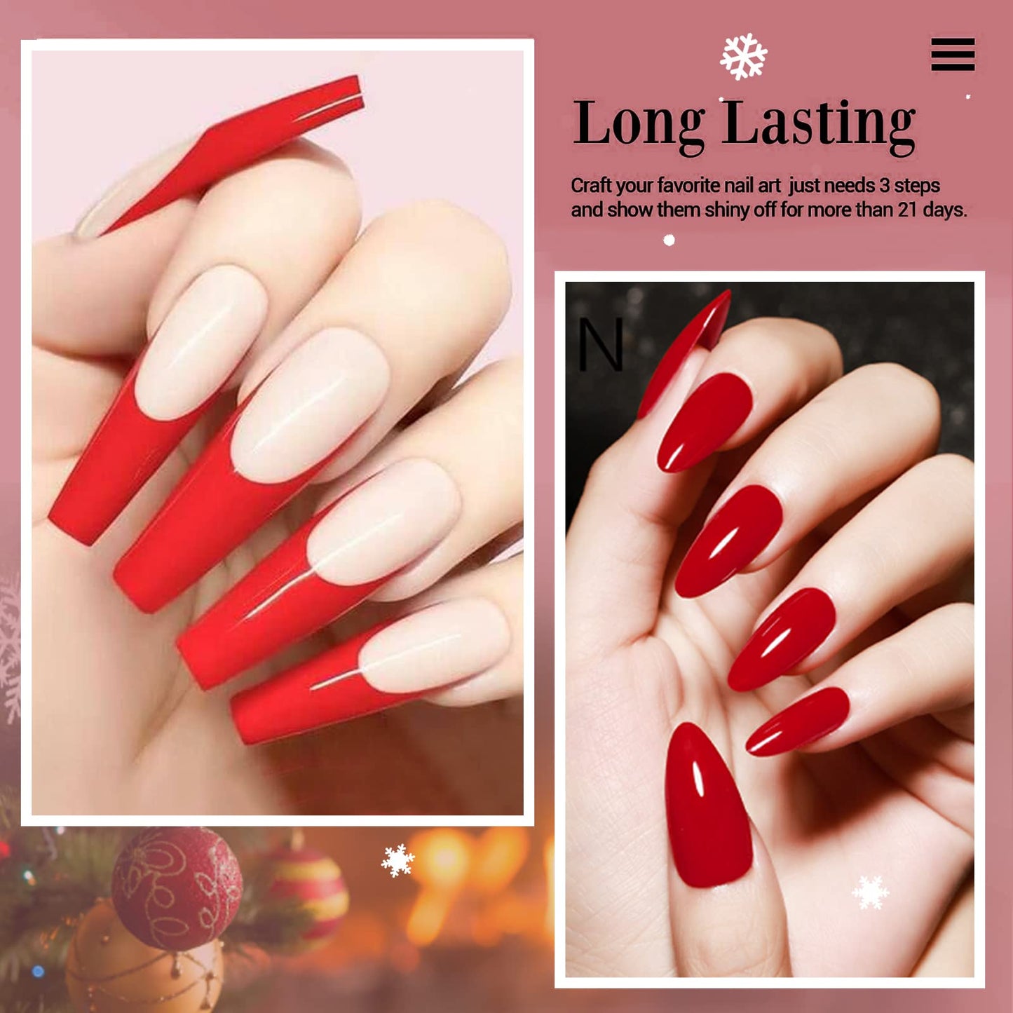 28g/Box Fine Rossi Nail Dipping Powder Red Wine Dark Dip Powder Nail Kit (no.53)