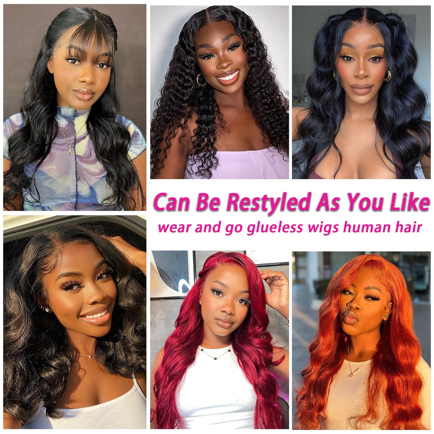 5x5 Pre Cut Lace Front Wigs Human Hair Wear and Go Glueless Wig Pre Plucked Pre Cut 180 Density 5x5 HD Lace Closure Wigs Upgraded Body Wave Transparent Lace Front Wigs for Black Women 22 Inch