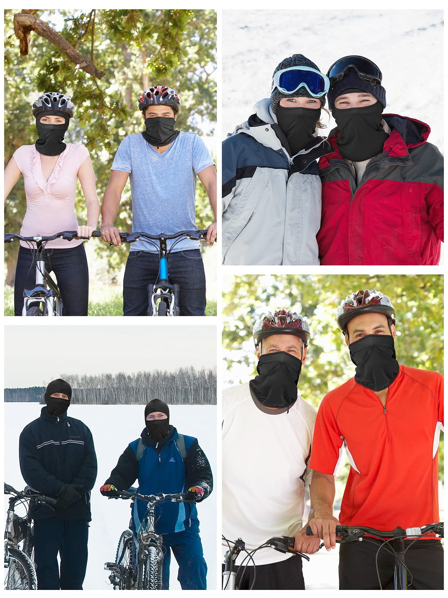 9 Pieces ski mask for Men Full face mask shiesty mask Balaclava pasamontañas Hombre for Outdoor Use Black
