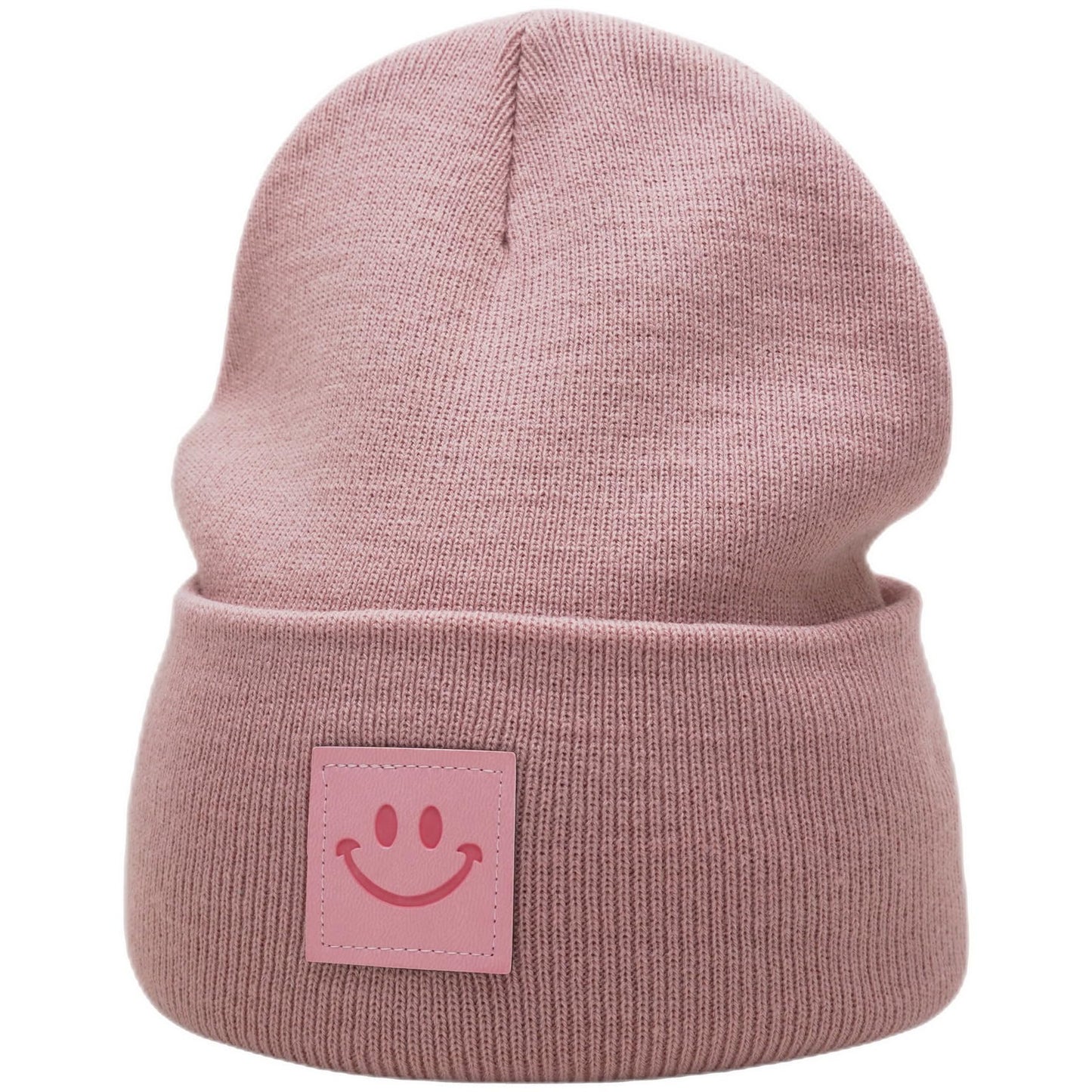 55cube Knit Cuffed Beanie for Women & Men - Stay Warm and Stylish All Season Baby Pink Beanie