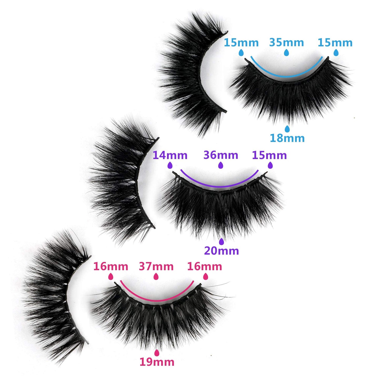 5D 20mm Lashes Faux Mink Eyelashes Fluffy Dramatic False Lashes Wholesale Pack