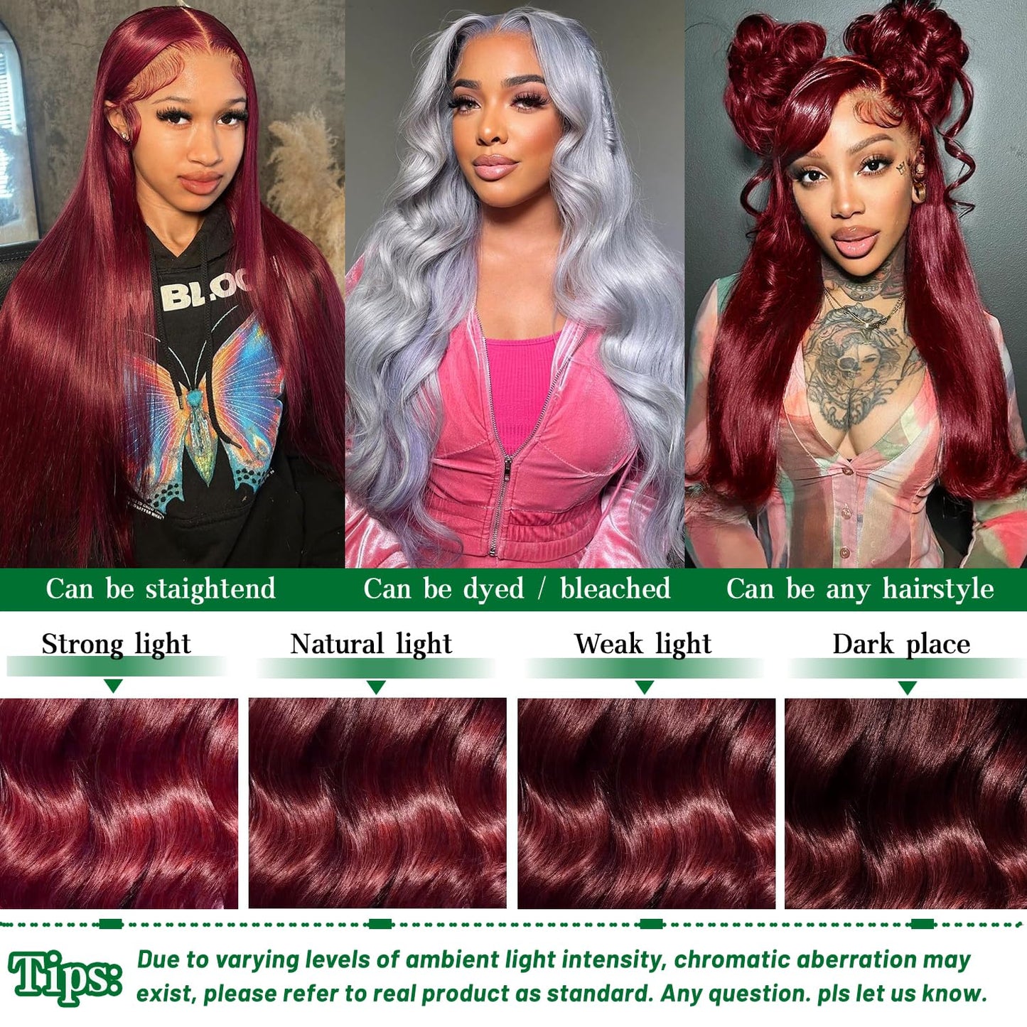 99J Burgundy Wig Human Hair 13x6 Body Wave Lace Front Wigs Human Hair 180% Density 99j Burgundy Lace Front Wigs Human Hair Red Wine Glueless Wigs Human Hair Pre Plucked for Women 20 Inch
