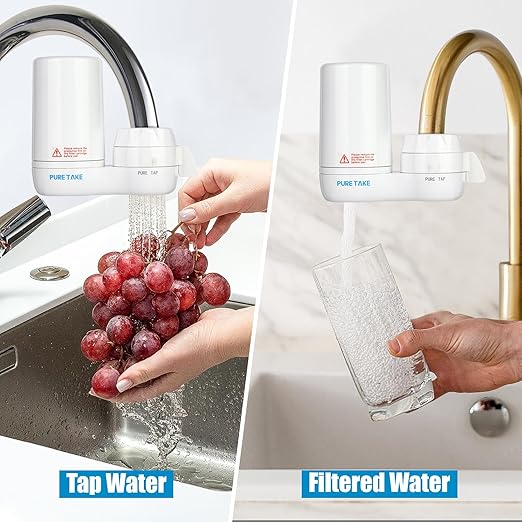 4pcs Filter Replacements for Faucet Mount Water Filtration System