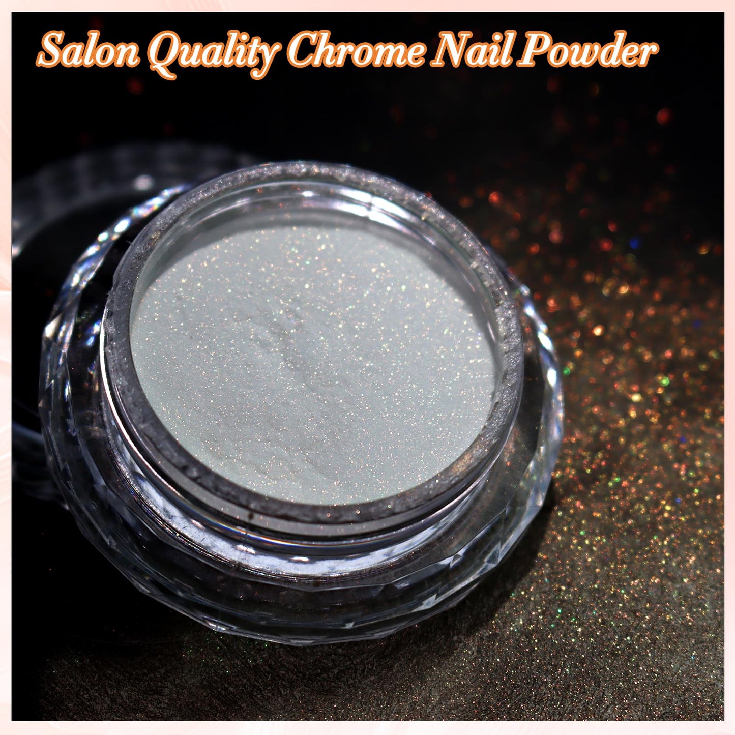 FNNZ Unicorn Chrome Nail Powder, Aurora Unichrome Mermaid Aurora Nail Powder Pigment Pearlescent Nail Art Glitter Decoration for Home DIY Nail Salon Manicure - Butterfly Elves