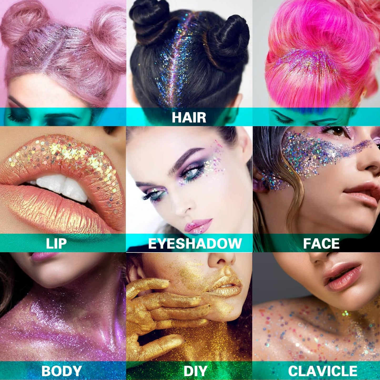 MEICOLY Orange Body Glitter,Sparkling Face Glitter Gel,Mermaid Sequins Face Paint Glitter Autumn Makeup,Eye Hair Chunky Festival Rave Accessories Makeup,Party Body Glitter Gel for Women Kids,50ml