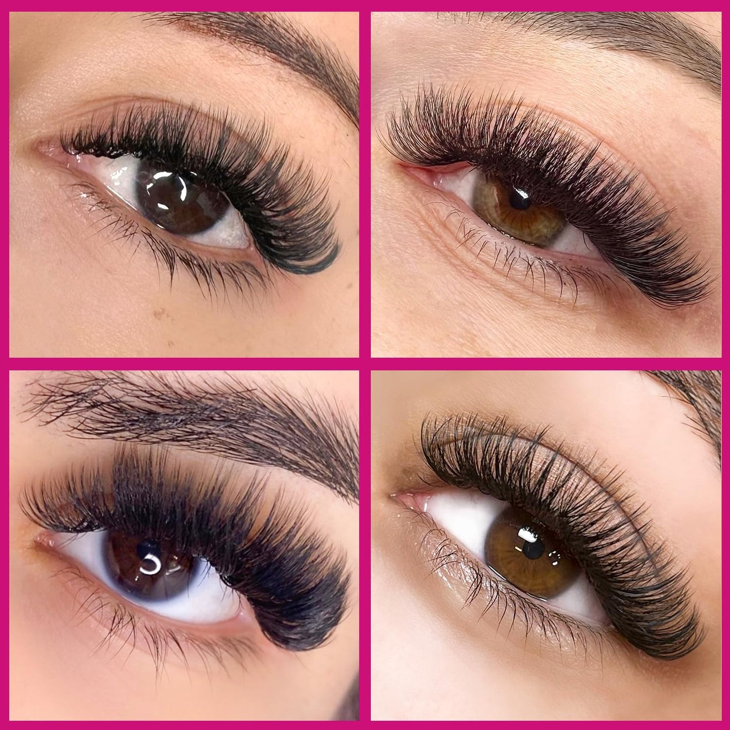 500 FANS Premade Lashes 10D 0.07D 8-15MM & Easy Fan Lashes 0.05 D 8-15MM