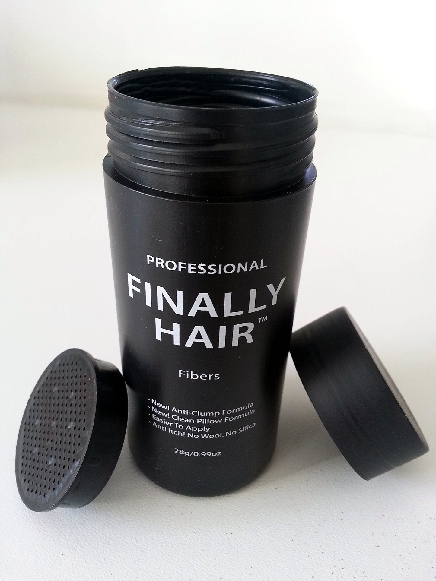 Hair Building Fibers Medium Blonde Hair Loss Concealer Fiber 28 Gram .99oz Refillable Bottle by Finally Hair (Light Medium Blond)