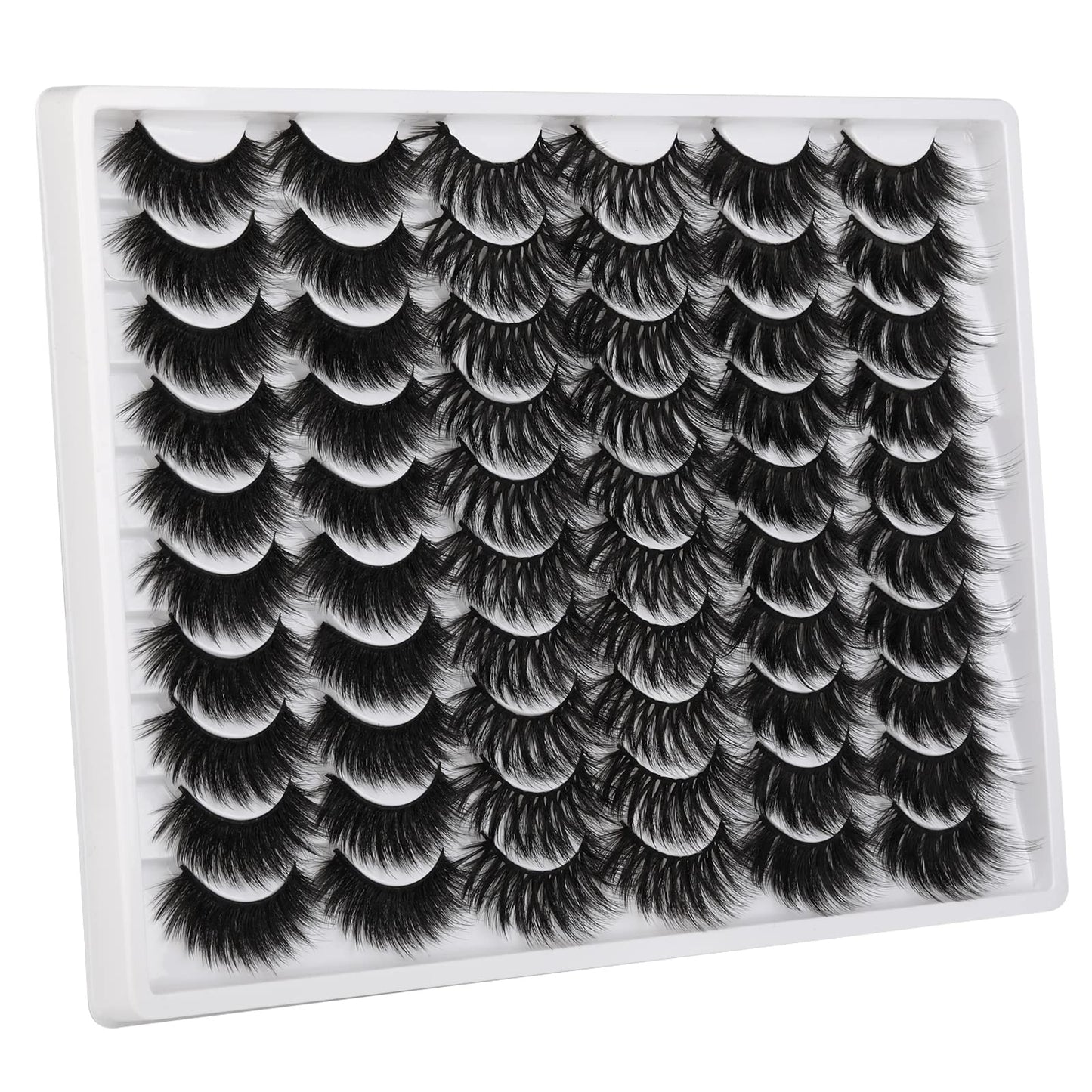 5D 20mm Lashes Faux Mink Eyelashes Fluffy Dramatic False Lashes Wholesale Pack