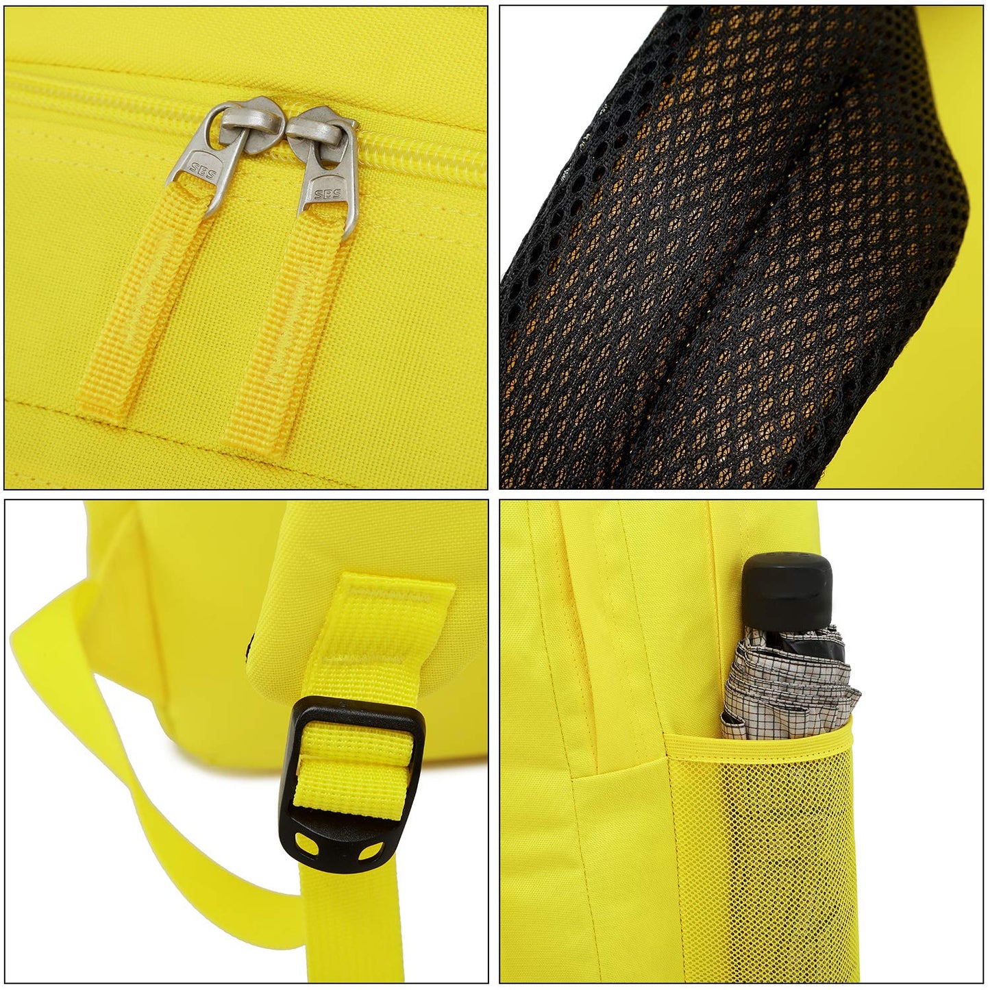 abshoo Classical Basic Womens Travel Backpack For College Men Water Resistant Bookbag (GreenYellow)