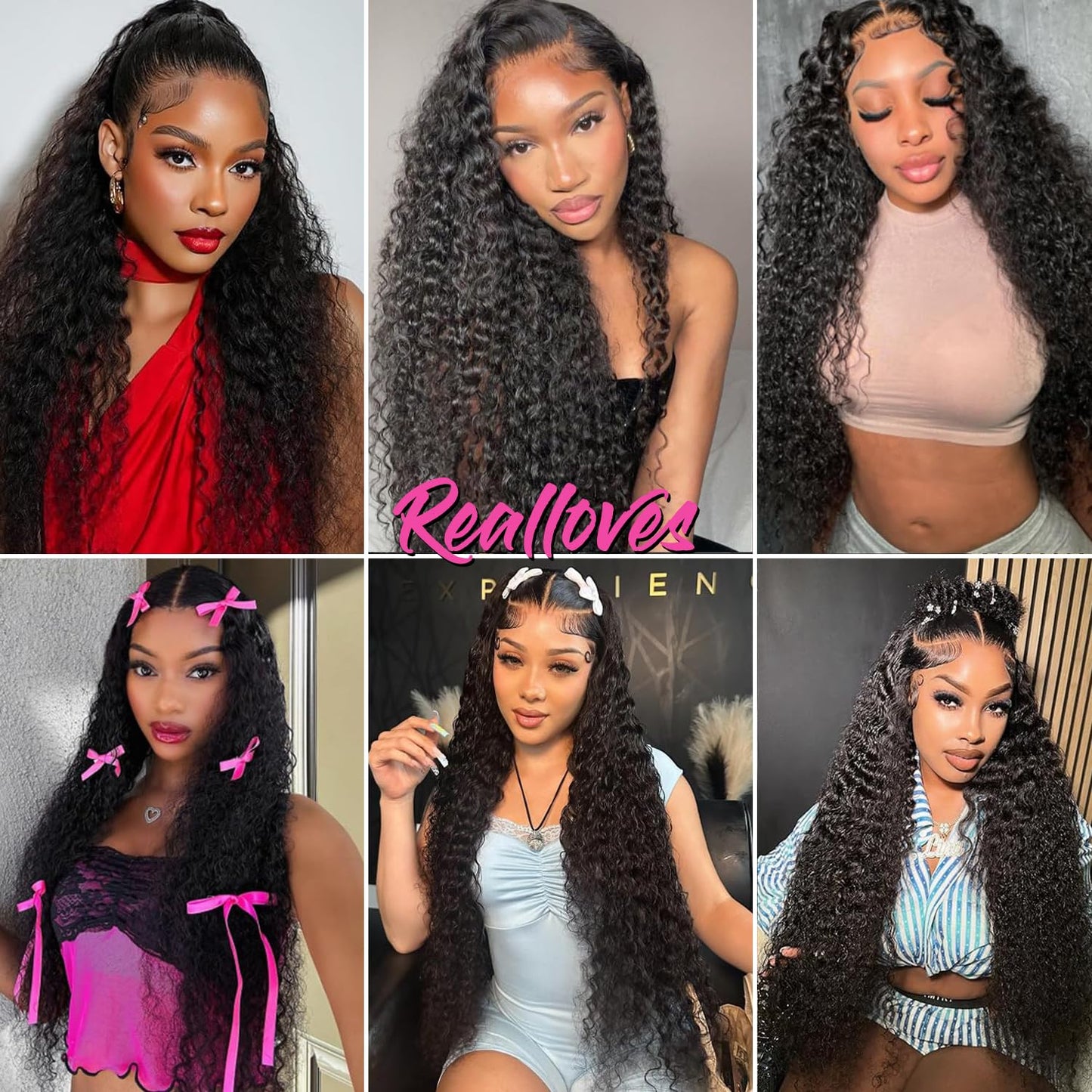 30Inch Deep Wave Lace Front Wigs Human Hair 13x4 HD Transparent Deep Curly Lace Frontal Wigs for Women Human Hair Pre Plucked with Baby Hair 180% Density Glueless Human Hair Wig Natural Color