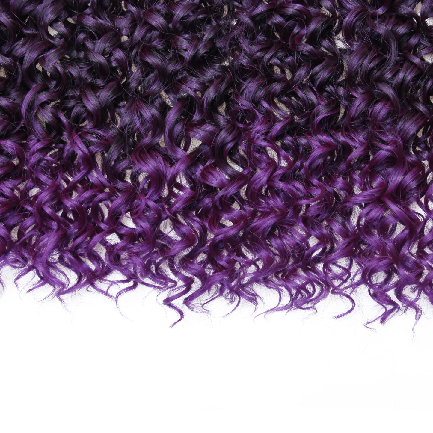 8 Packs Curly Crochet Hair GoGo Curl Crochet hair for Black Women Deep Wave Braiding hair,Synthetic Bohemian Crochet Braid Water Wave Crochet hair Extensions (Purple, 14inch)