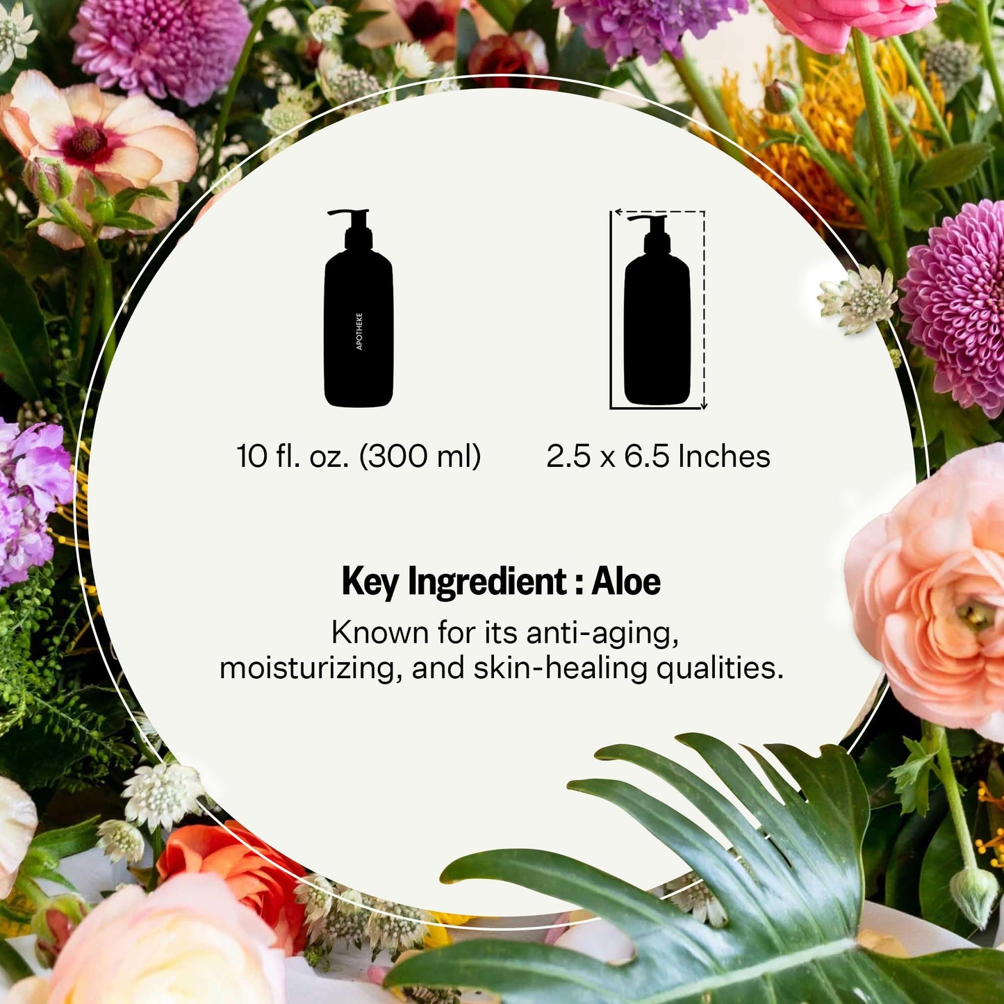 APOTHEKE Scented Hand & Body Lotion for Women & Men, Charcoal (10 fl oz)