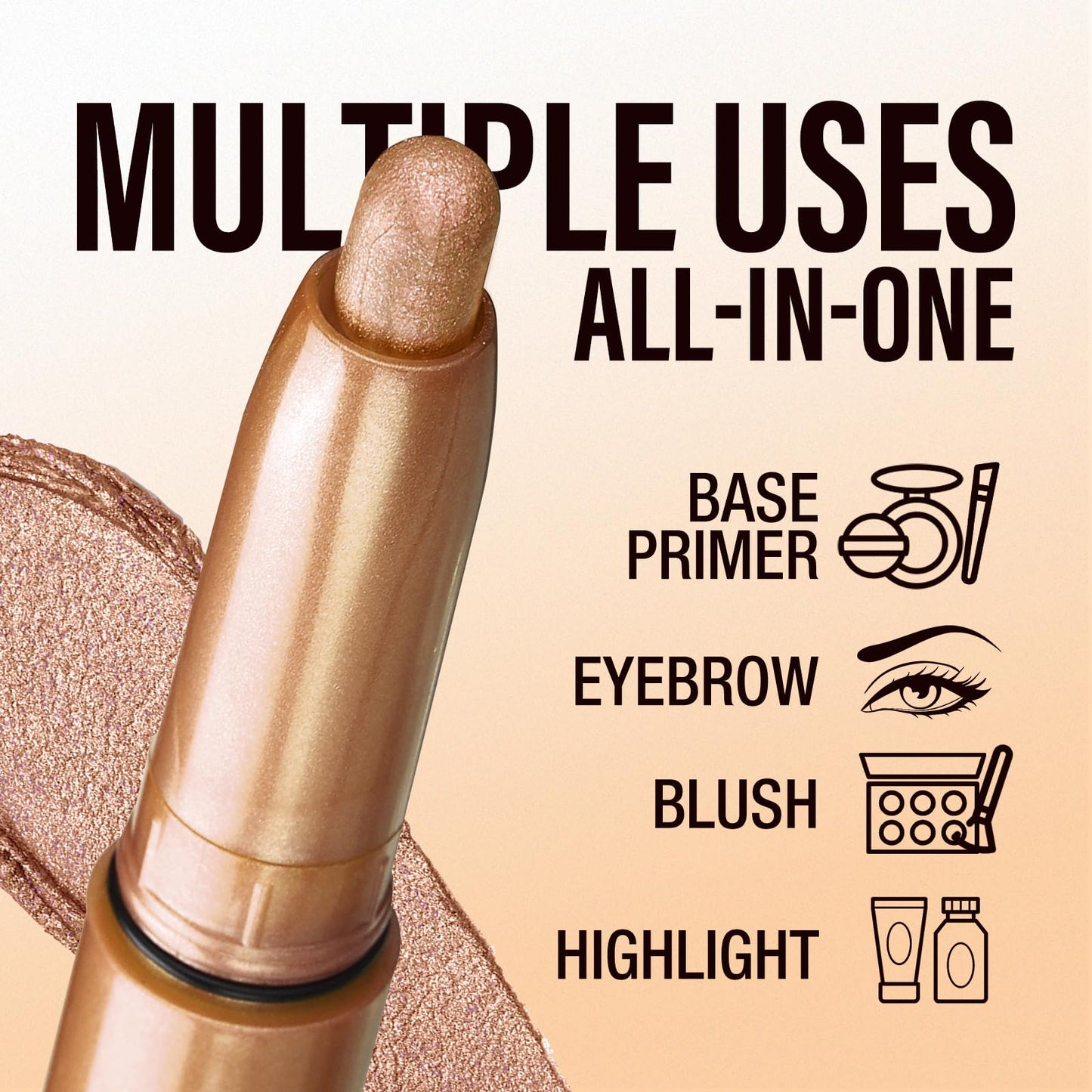 Jolilab Eyeshadow Stick Set, 2 Colors Matte Professional Bright-Colored Contouring and Highlight Eyeshadow Stick, Cream Waterproof Long Lasting High Pigmented Eye Shadow. (2, 11+18 2pcs)