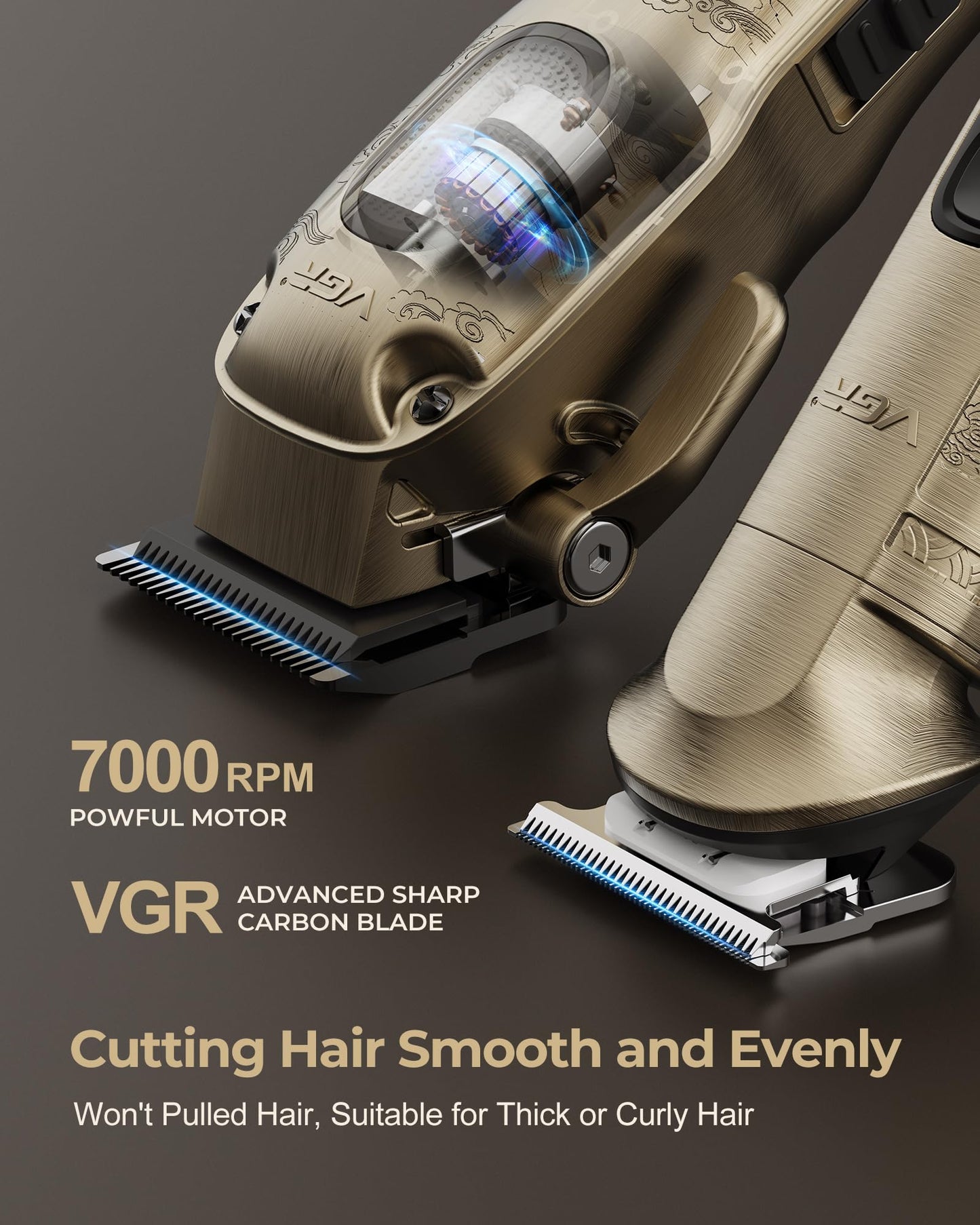 Hair Clippers for Men Professional, Cordless Hair Clippers for Hair Cutting, Mens Clippers and Trimmers Set, Electric Hair Trimmer for Men with Package Box