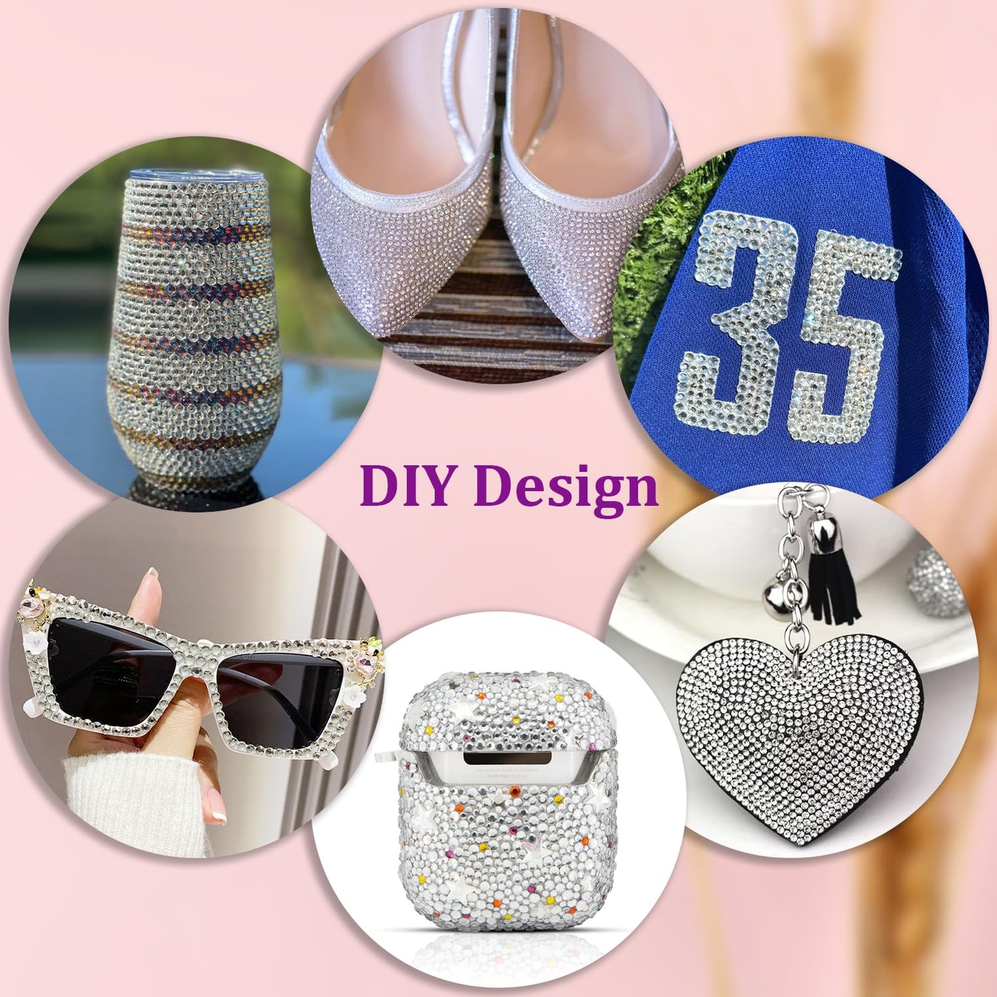 16000Pcs Resin Rhinestones with Tweezers for Crafting, Silver Clear 2-6mm Mixed Sizes Flatback Gems, Bedazzling Crystal for DIY Crafts Clothing Tumblers Mugs Shoes Fabric Nail Art