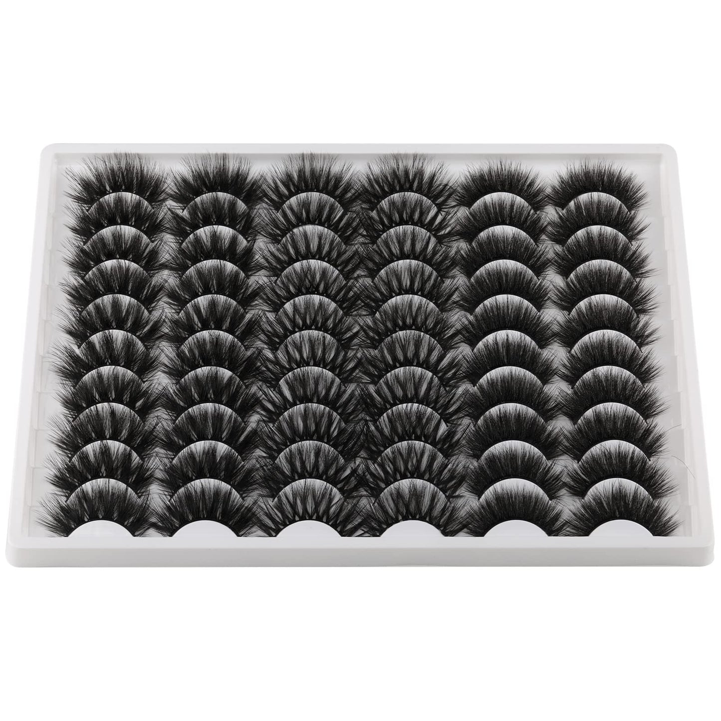 5D 20mm Lashes Faux Mink Eyelashes Fluffy Dramatic False Lashes Wholesale Pack
