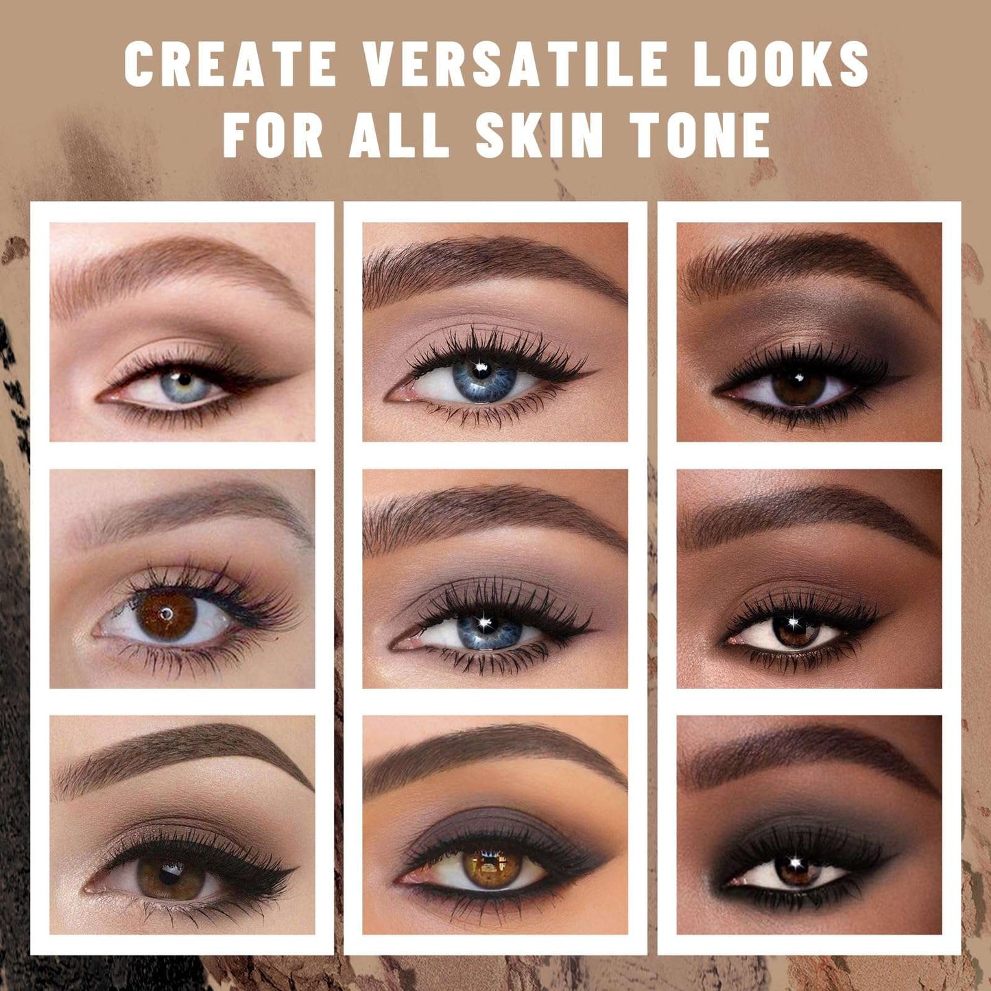 6 Colors Mini Naked Eyeshadow Makeup Palette with Brush Neutral Nude Smoky Eye Shadow Taupe & Brown Matte Make Up Pallet with Mirror Highly Pigmented Long Lasting Waterproof Travel Size Gift Kit