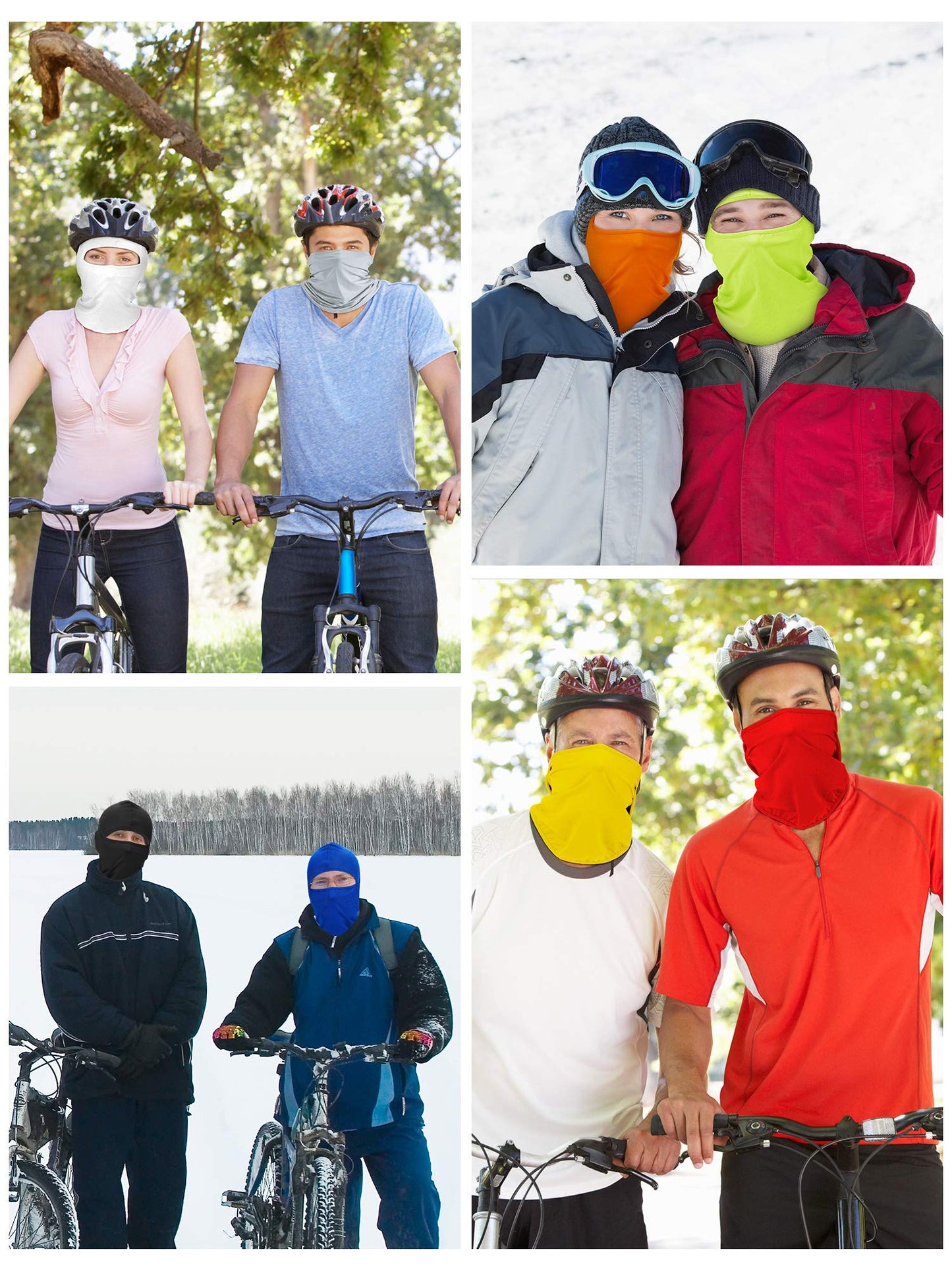 9 Pieces Ski Mask for Men Full Face Cover UV Sun Protection Face Mask Balaclava Mask for Outdoor Motorcycle Cycling