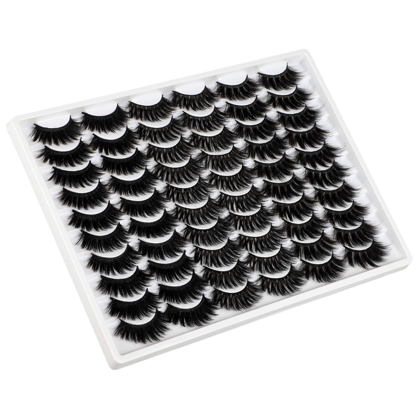 5D 20mm Lashes Faux Mink Eyelashes Fluffy Dramatic False Lashes Wholesale Pack