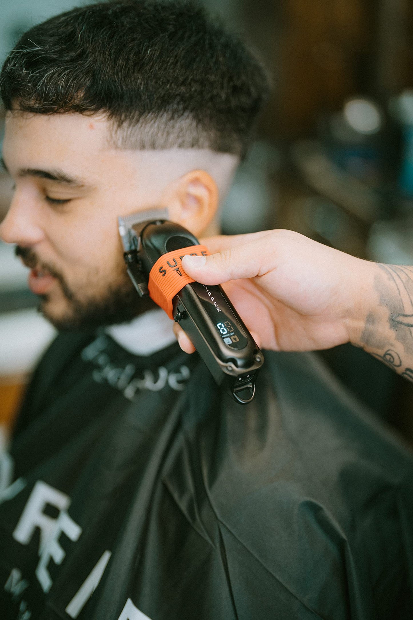 Supreme Trimmer 3-in-1 Barber Bundle | Pro Clipper, T-Shaper Trimmer & Crunch Foil Shaver | Professional Beard Trimmer Men’s Hair Clipper Kit | Black