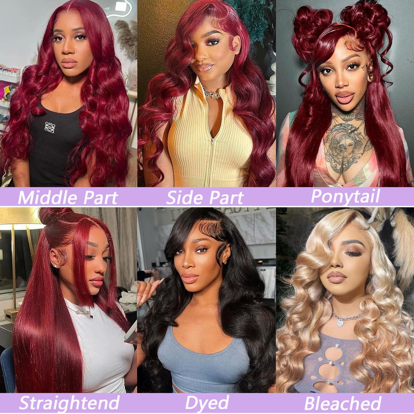 24 Inch 99J Burgundy Lace Front Wigs Human Hair 13x6 Lace Front Wigs Human Hair Body Wave HD Transparent with Baby Hair Red Wine Glueless Lace Front Wigs Human Hair Wigs for Women 180 Density