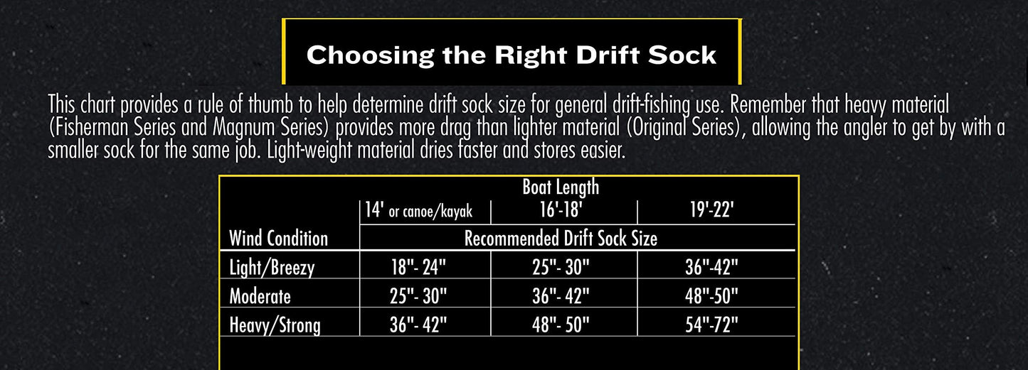 Lindy Unisex Adult Modern Fishing Boat Drift Sock, Original Series, 40 US