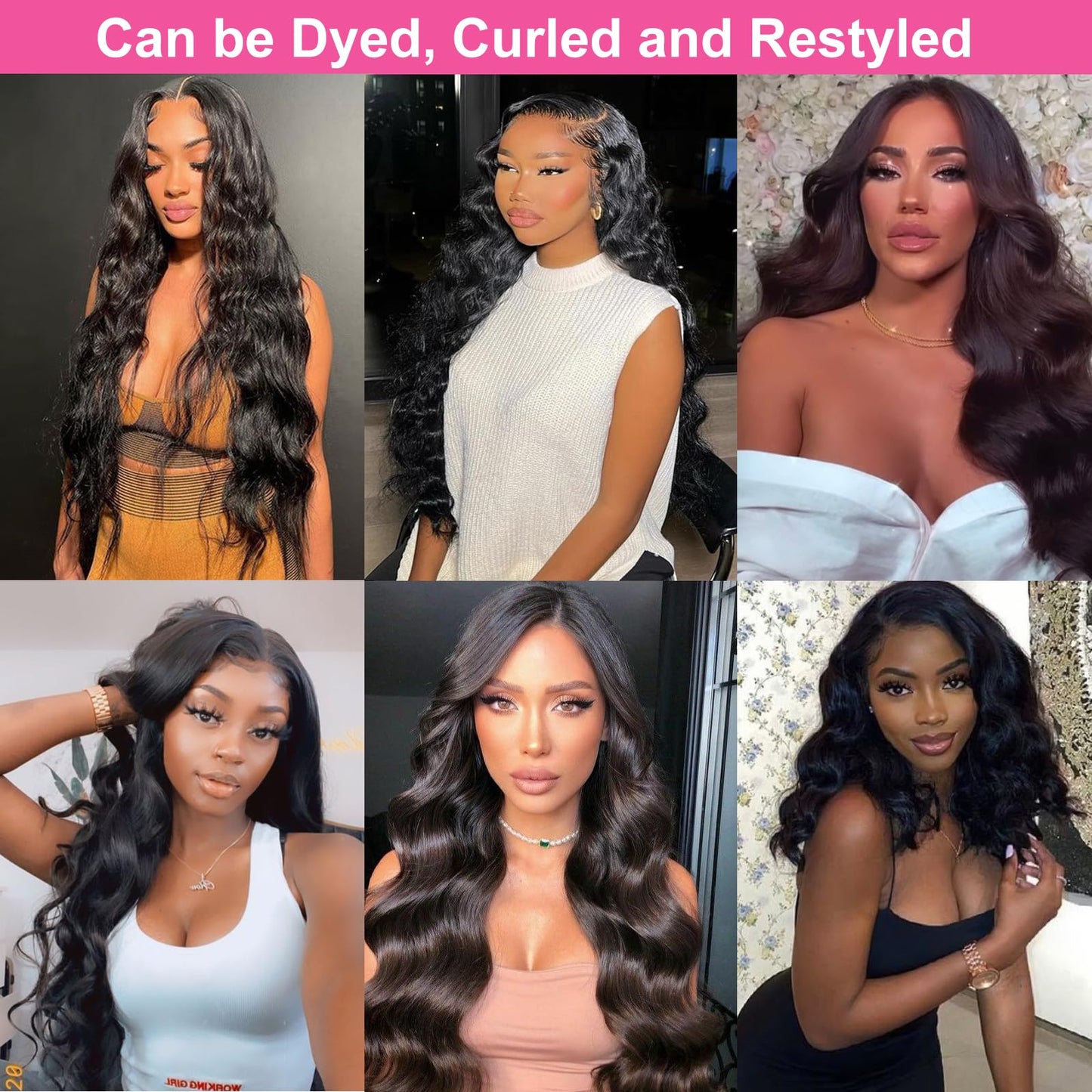 12A Body Wave Bundles Human Hair 20 22 24 Inch Human Hair Bundles Body Wave 3 Bundles 100% Unprocessed Brazilian Virgin Hair Bundles Deals Human Hair Extensions Natural Color