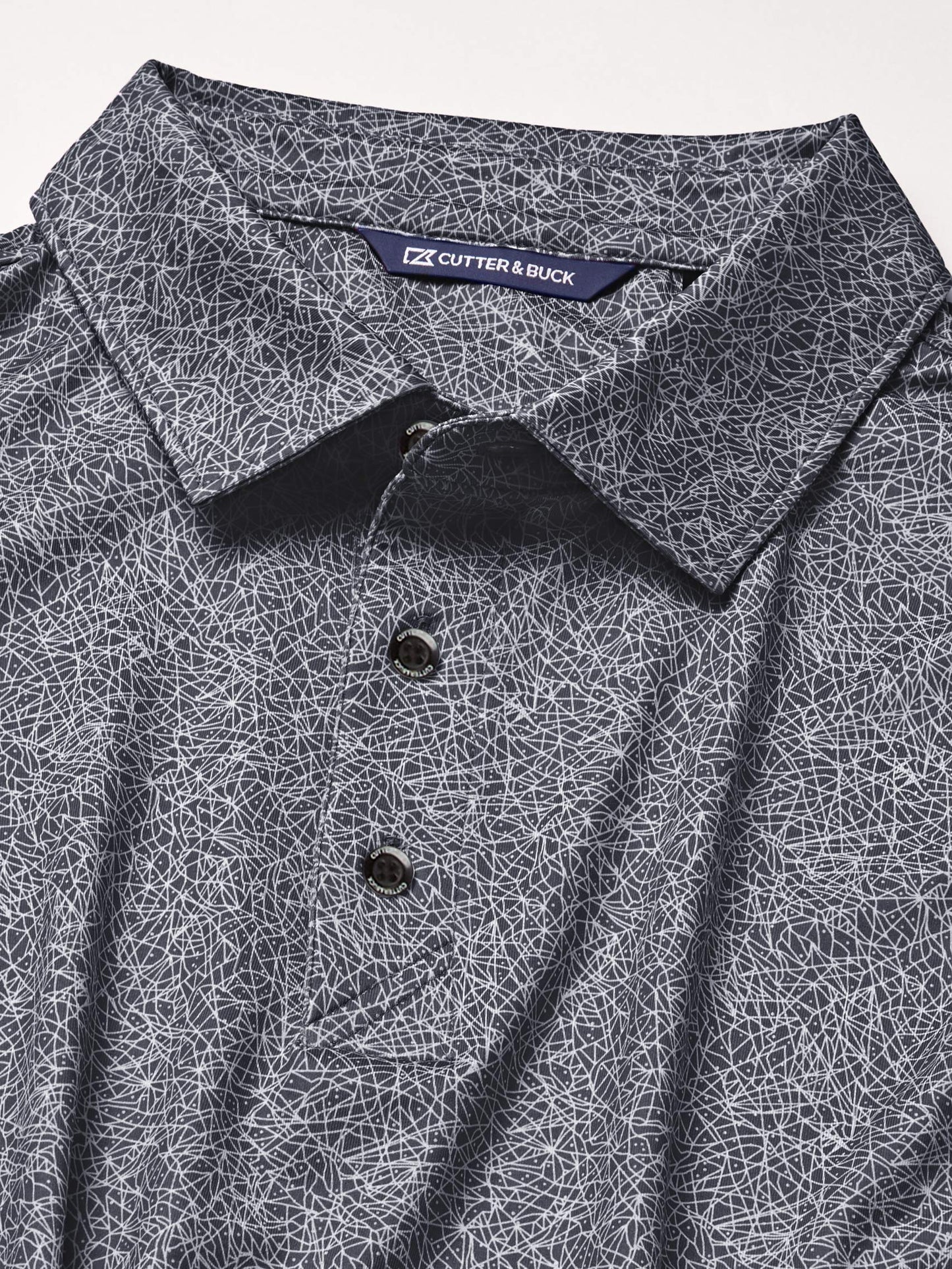 Cutter & Buck mens Men's Polo Shirt, Black, Medium US