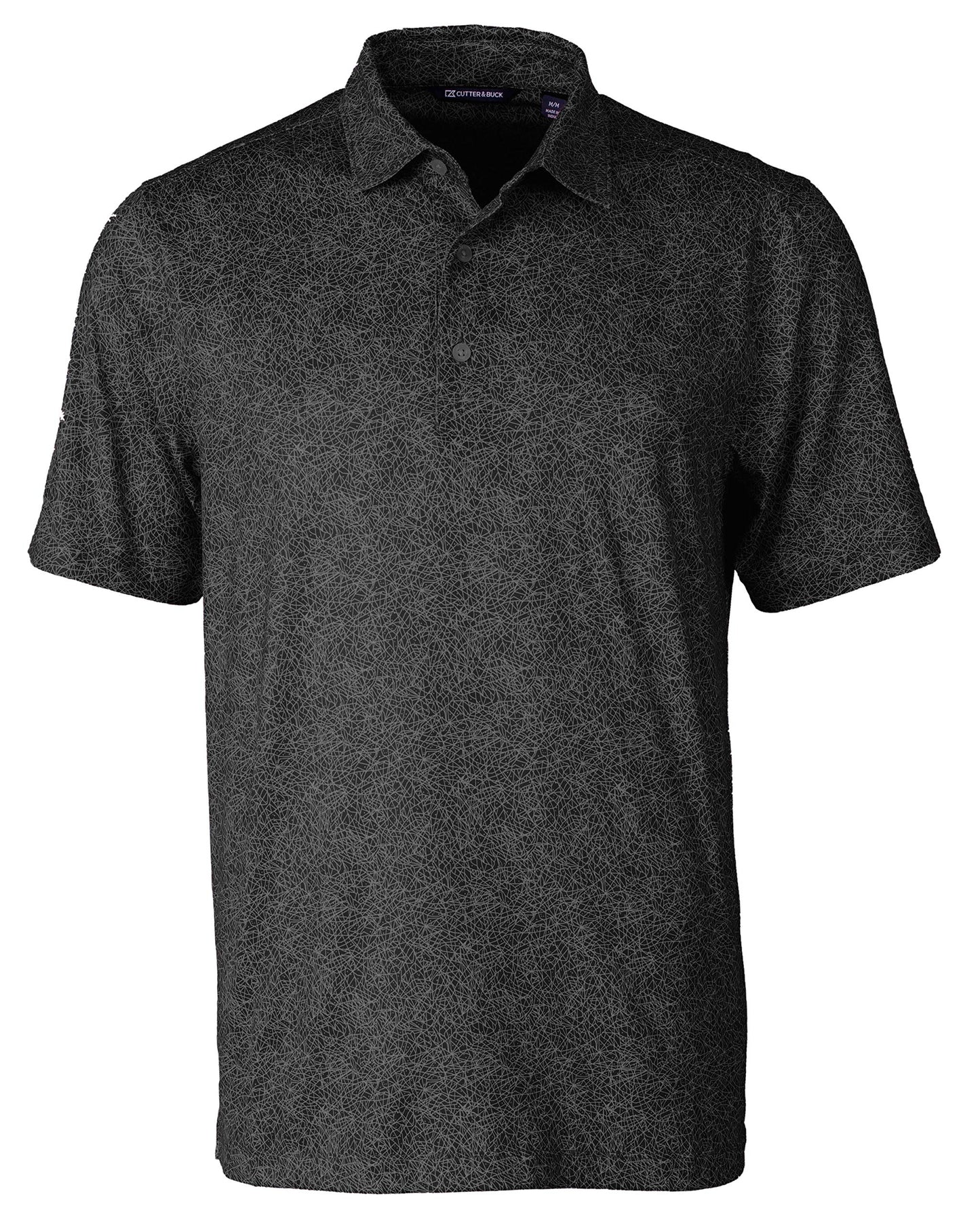 Cutter & Buck mens Men's Polo Shirt, Black, Medium US