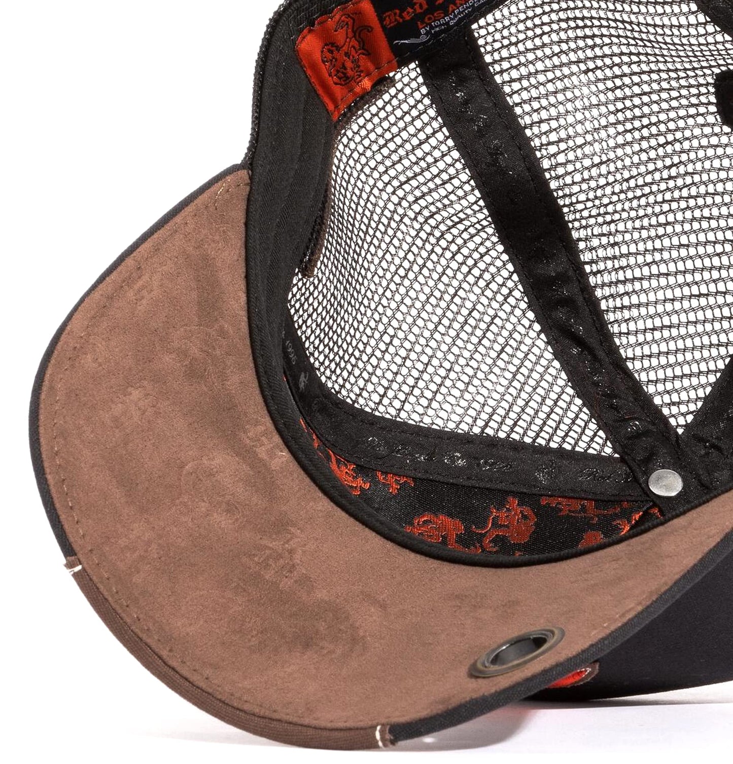 Red Monkey The Cock RM1387 Fashion Unisex Limited Edition Trucker Hat Cap | 2 Colors (Black)