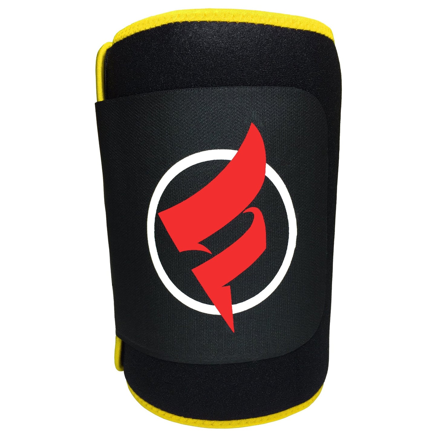Fitru Waist Trimmer Sauna Ab Belt For Women & Men - Waist Trainer Stomach Wrap (yellow, 8" X 42")