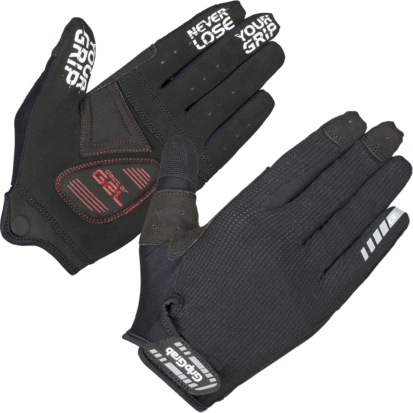 GripGrab SuperGel XC Padded Full Finger Summer Cycling Gloves Cushioned Off-Road MTB Gravel Bike Mountain Biking Gloves