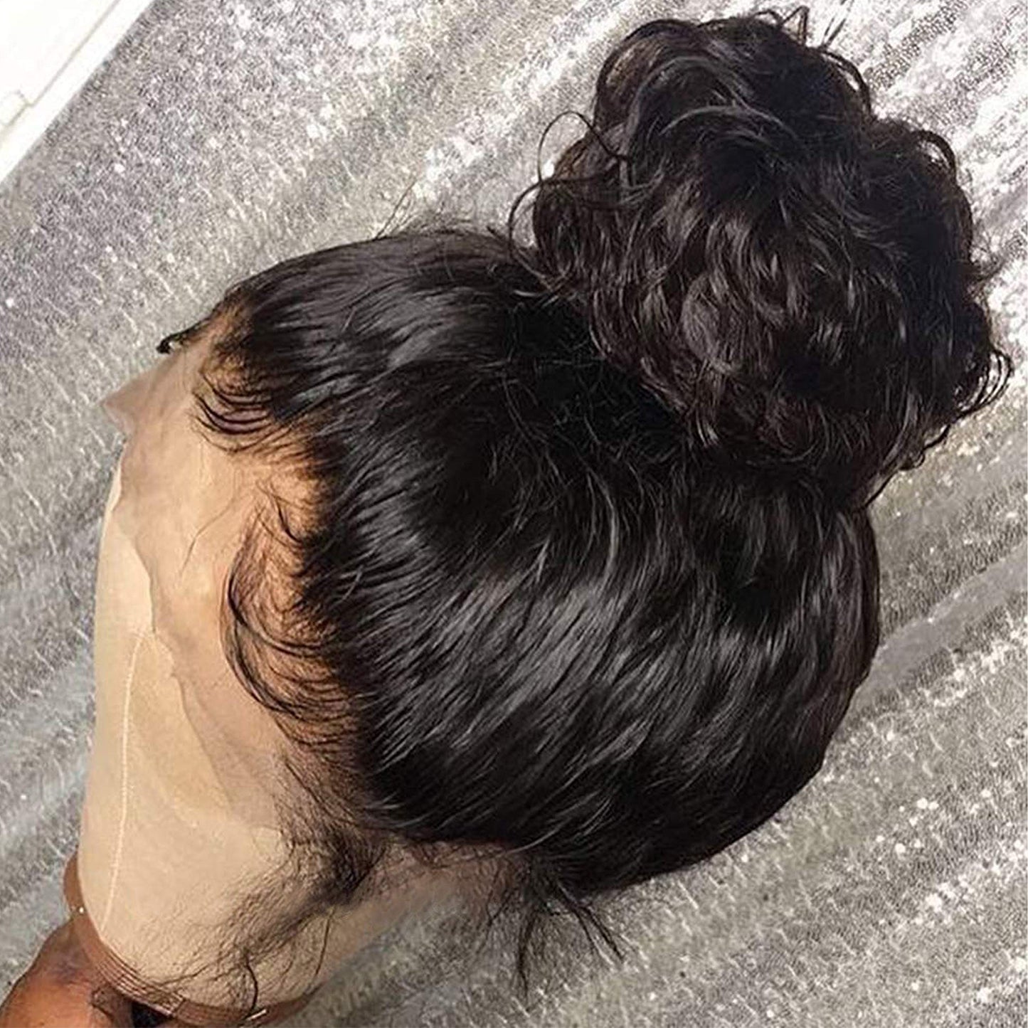13x6 Lace Front Wig Short Bob Wigs Deep Curly Full Lace Front Wigs 8A Virgin Brazilian Natural Color Wigs (24 inch with 150% Density, lace front wig)