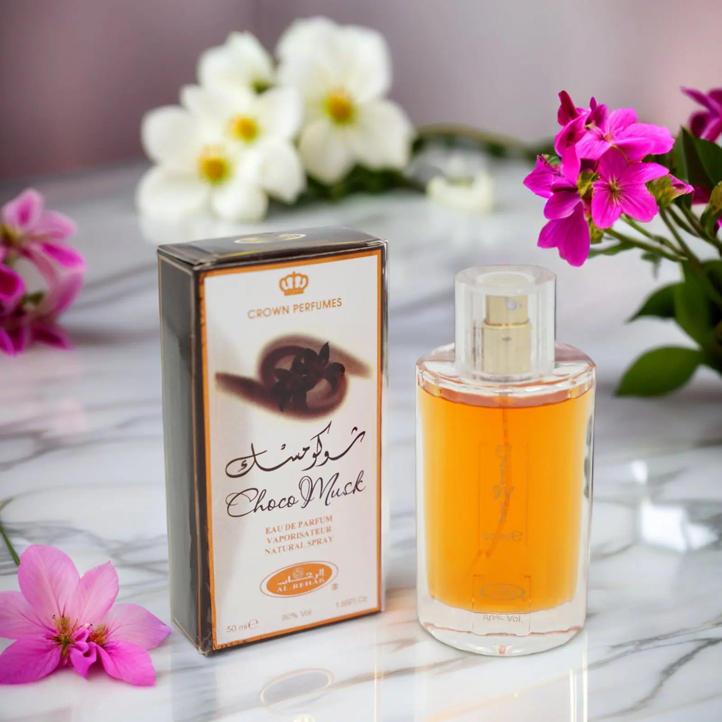 Al-Rehab Choco Musk Eau De Parfum Spray for Women's Cologne 1.7 Ounce Long-Lasting Spray Luxury Choice For Lover Gifts