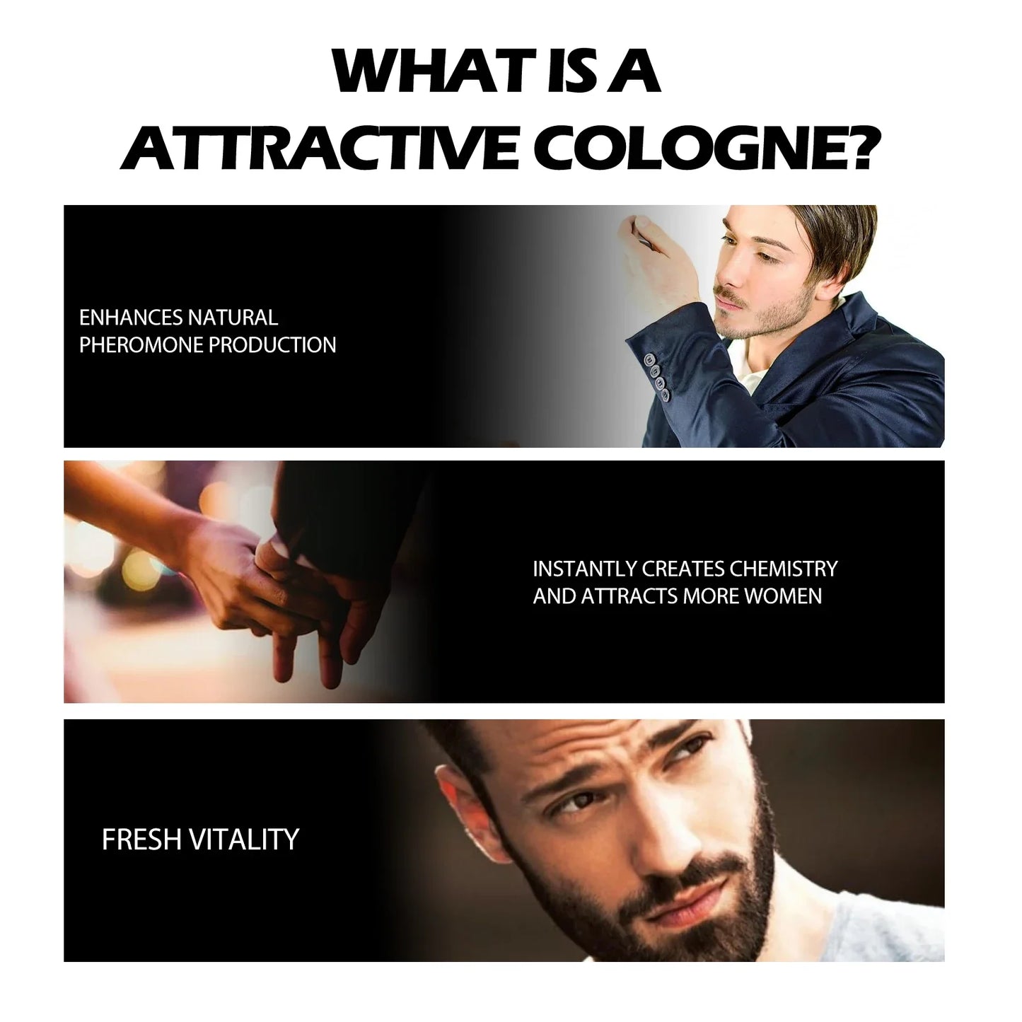 EELHOE 2024 New Cologne for Men,Cologne Fragrances for Men with Pheromones,Men's Pheromone Cologne to Attract Woman (50ML)