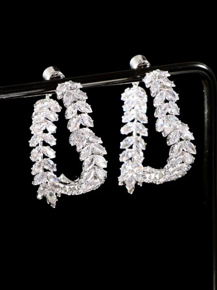 Accessible Luxury Wheat Women's Special-Interest Design All-Match Super Hot Earrings