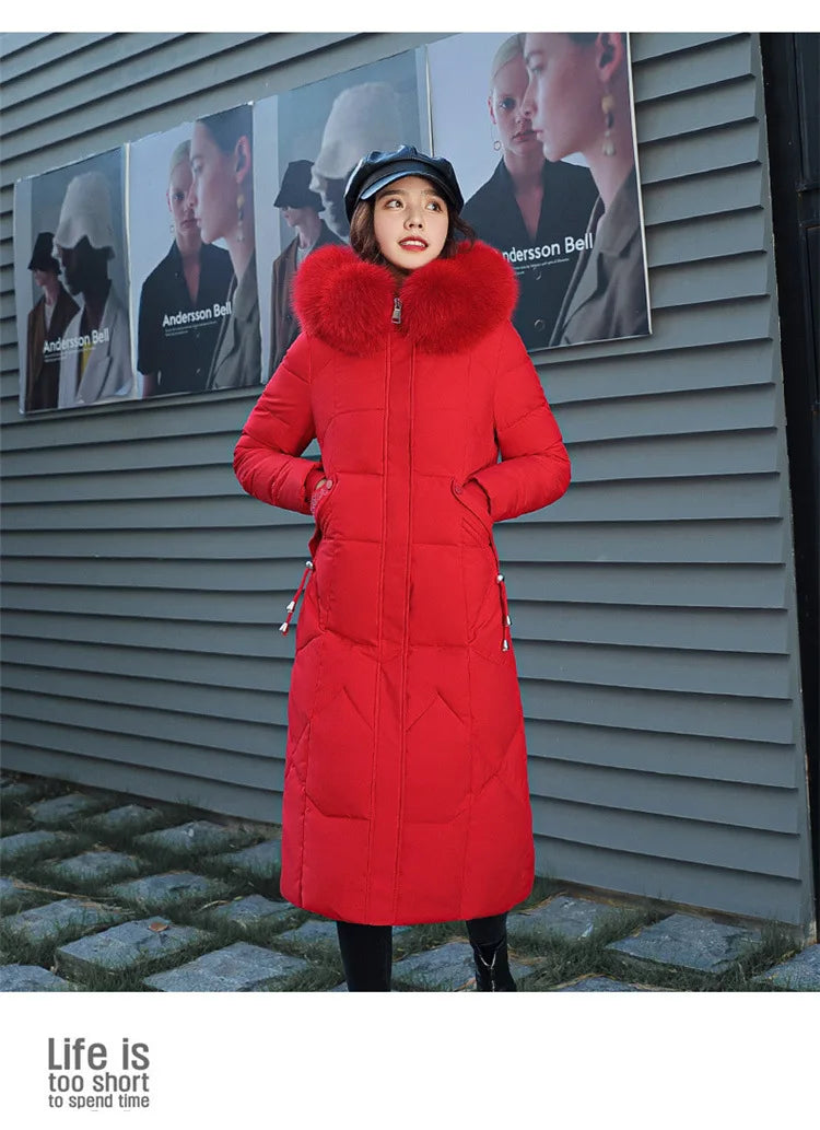 2024 New Autumn Winter Coat Women Thicken Warm Oversized Hoodies Casual Loose Korean Autumn Winter Fashion Cotton Parkas Coat