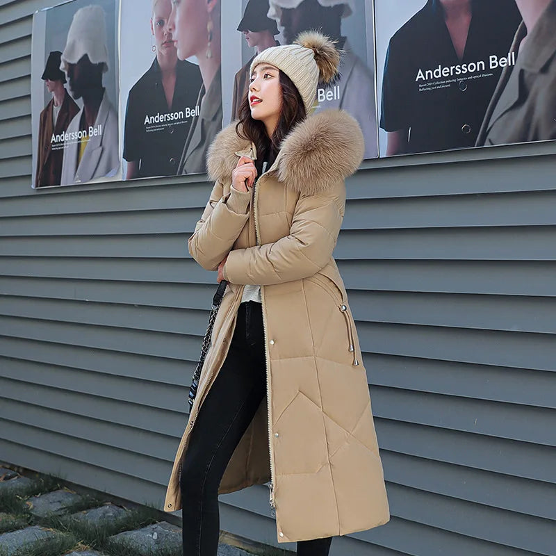 2024 New Autumn Winter Coat Women Thicken Warm Oversized Hoodies Casual Loose Korean Autumn Winter Fashion Cotton Parkas Coat